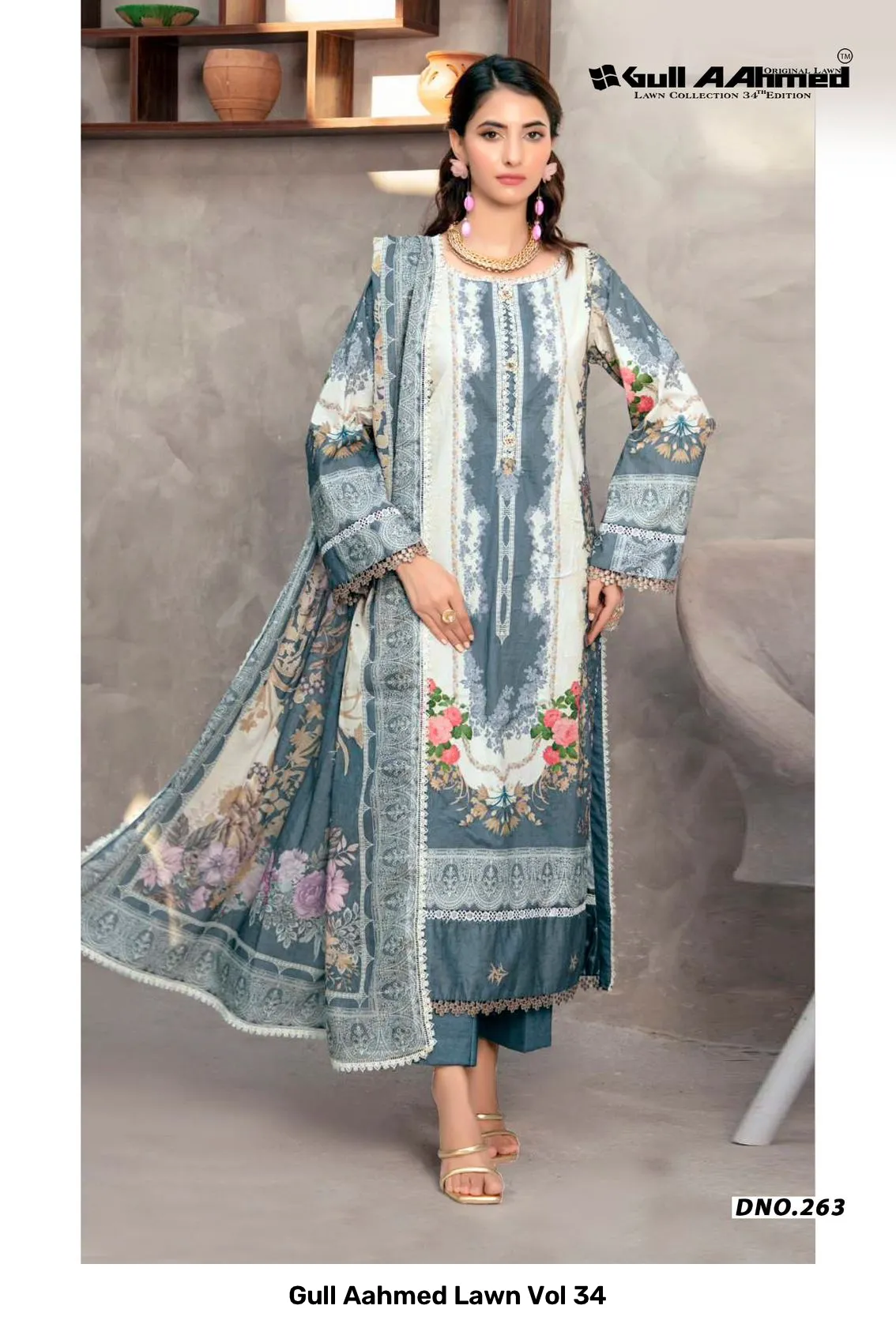 Gull Aahmed Lawn Vol 34 - Image 8