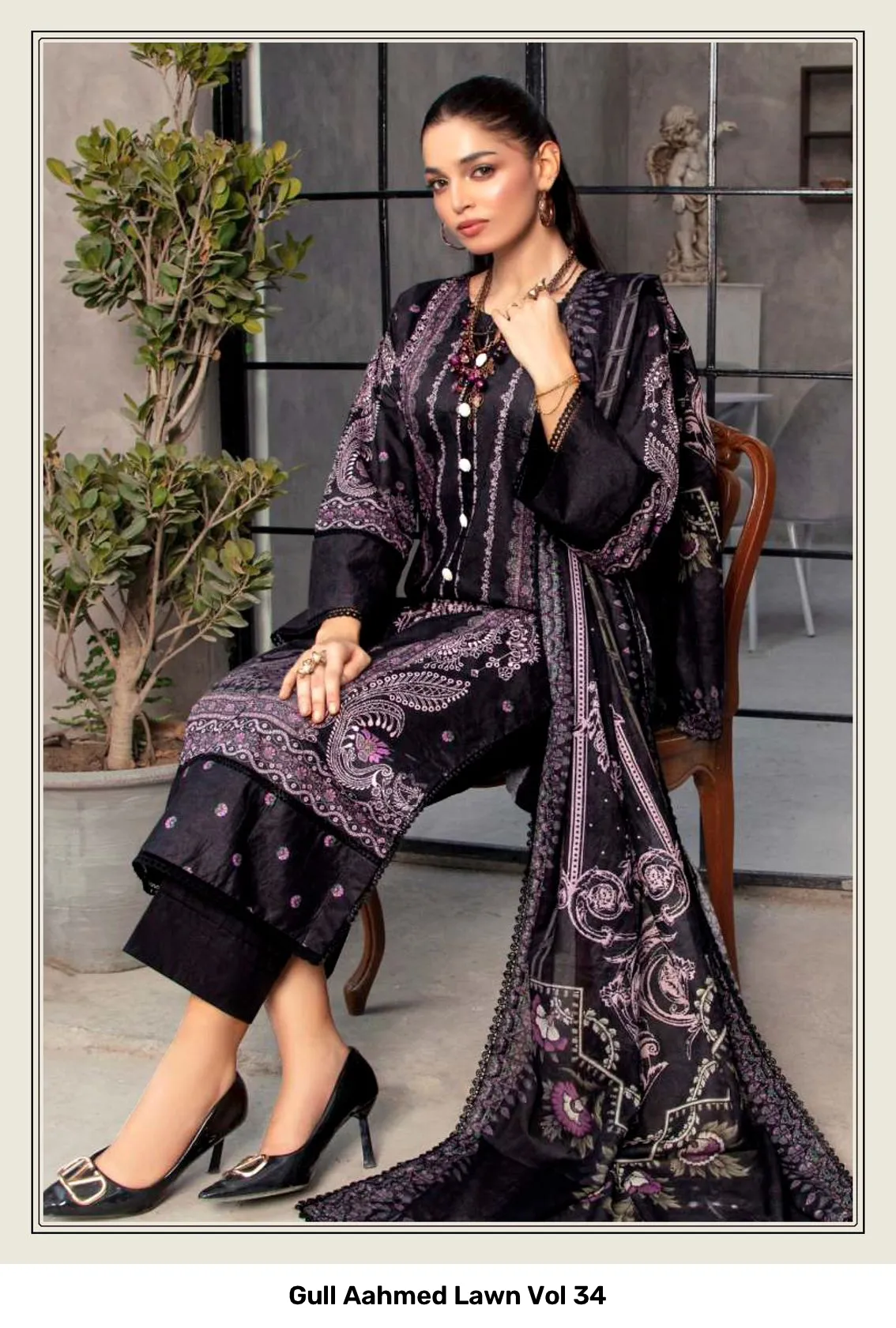Gull Aahmed Lawn Vol 34 - Image 9
