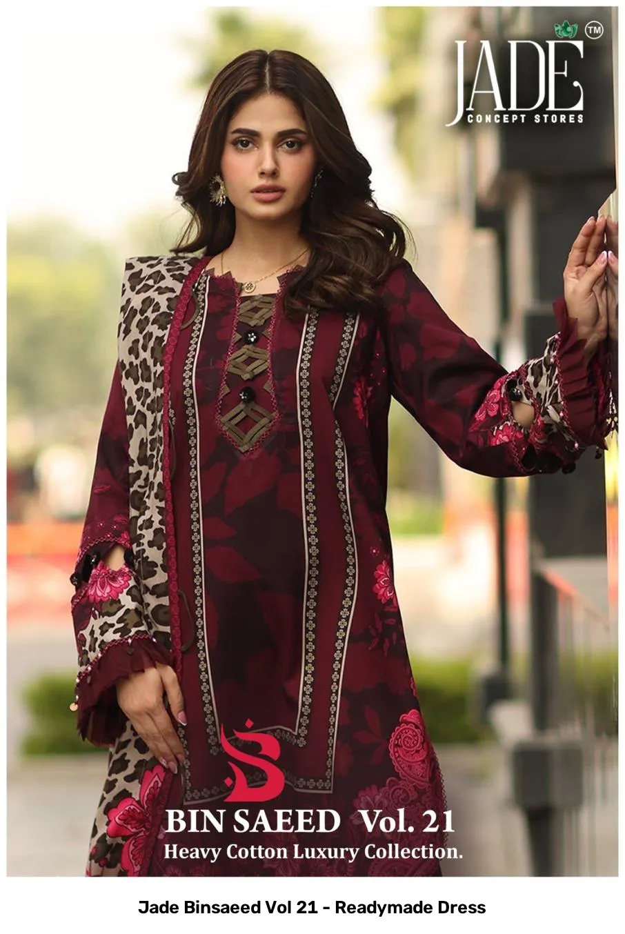 Jade Binsaeed Vol 21 - Readymade Dress