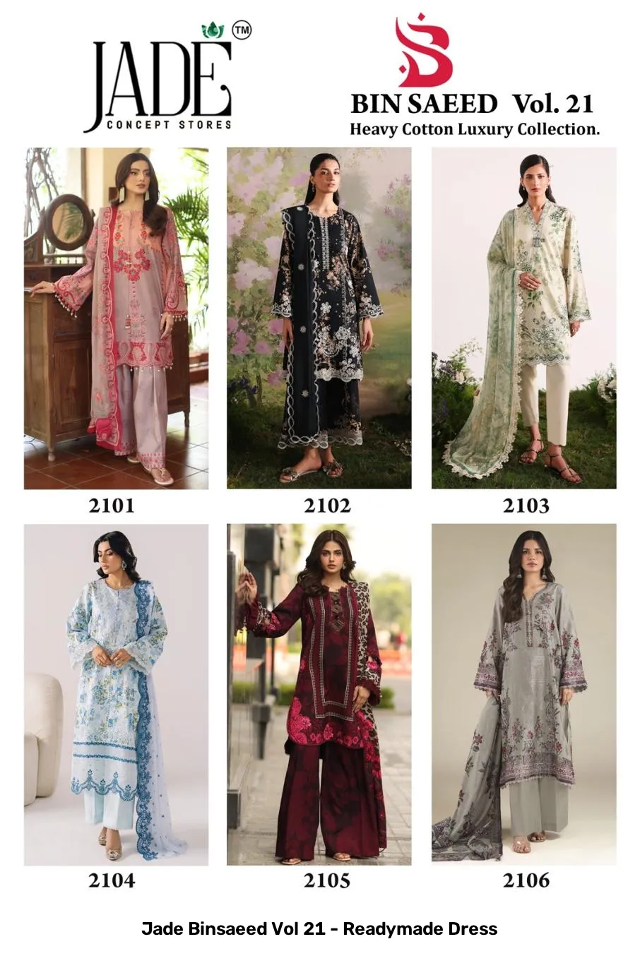 Jade Binsaeed Vol 21 - Readymade Dress - Image 2