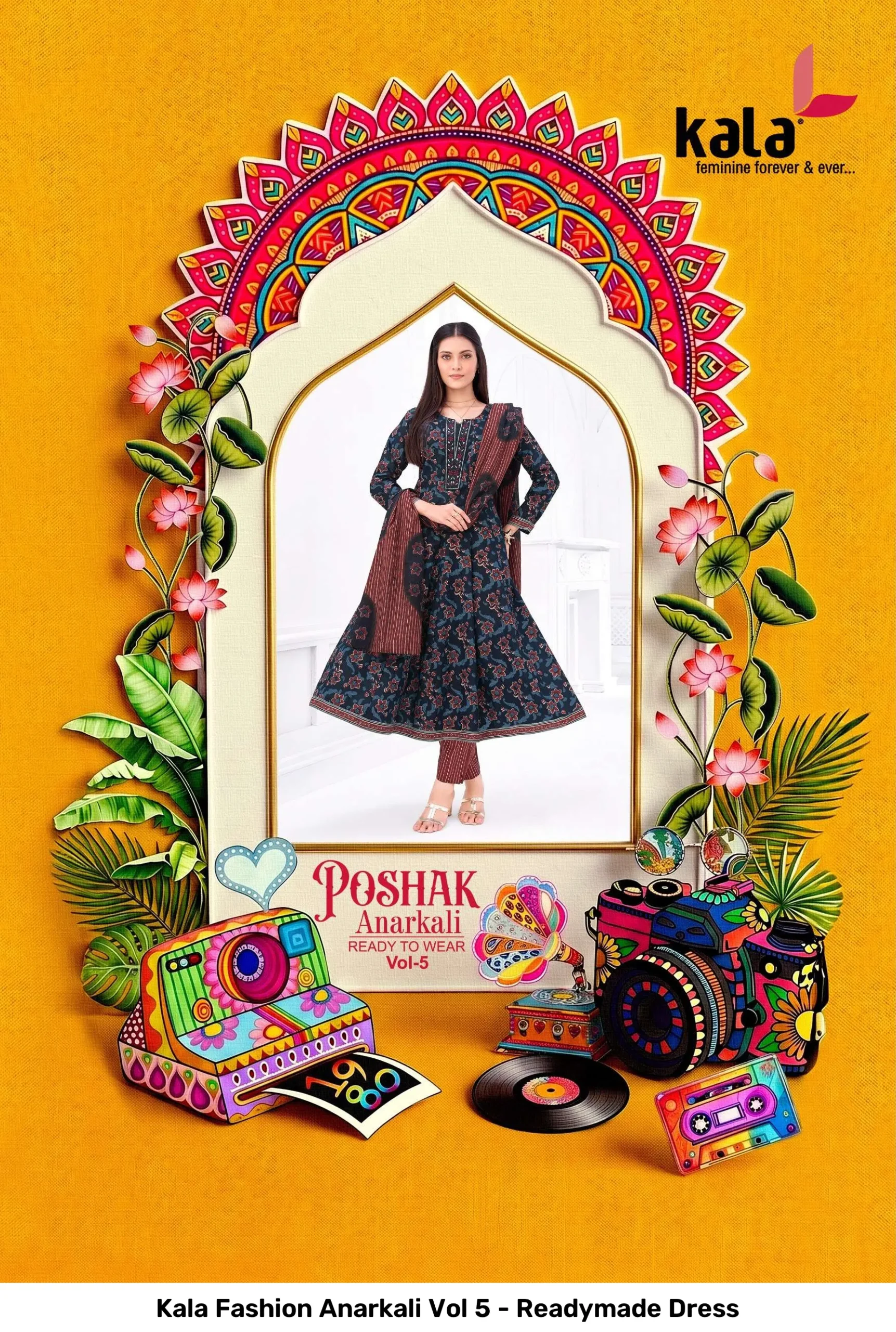 Kala Fashion Anarkali Vol 5 - Readymade Dress