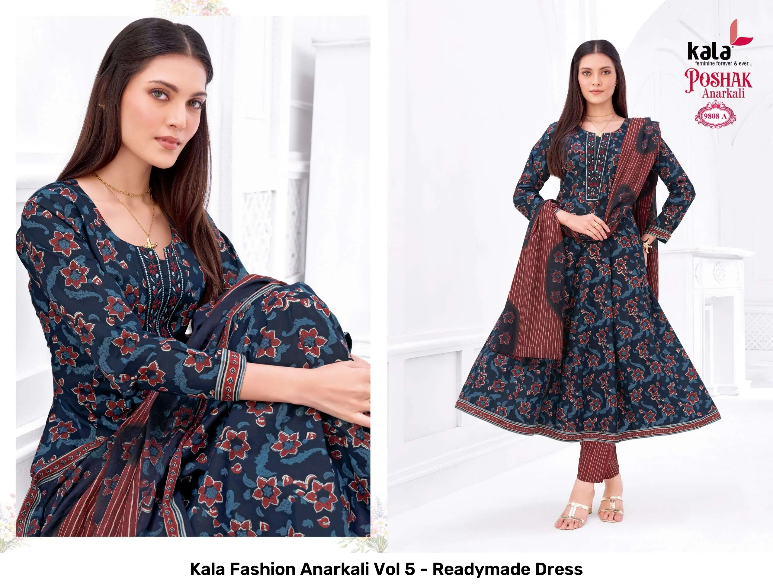 Kala Fashion Anarkali Vol 5 - Readymade Dress - Image 10