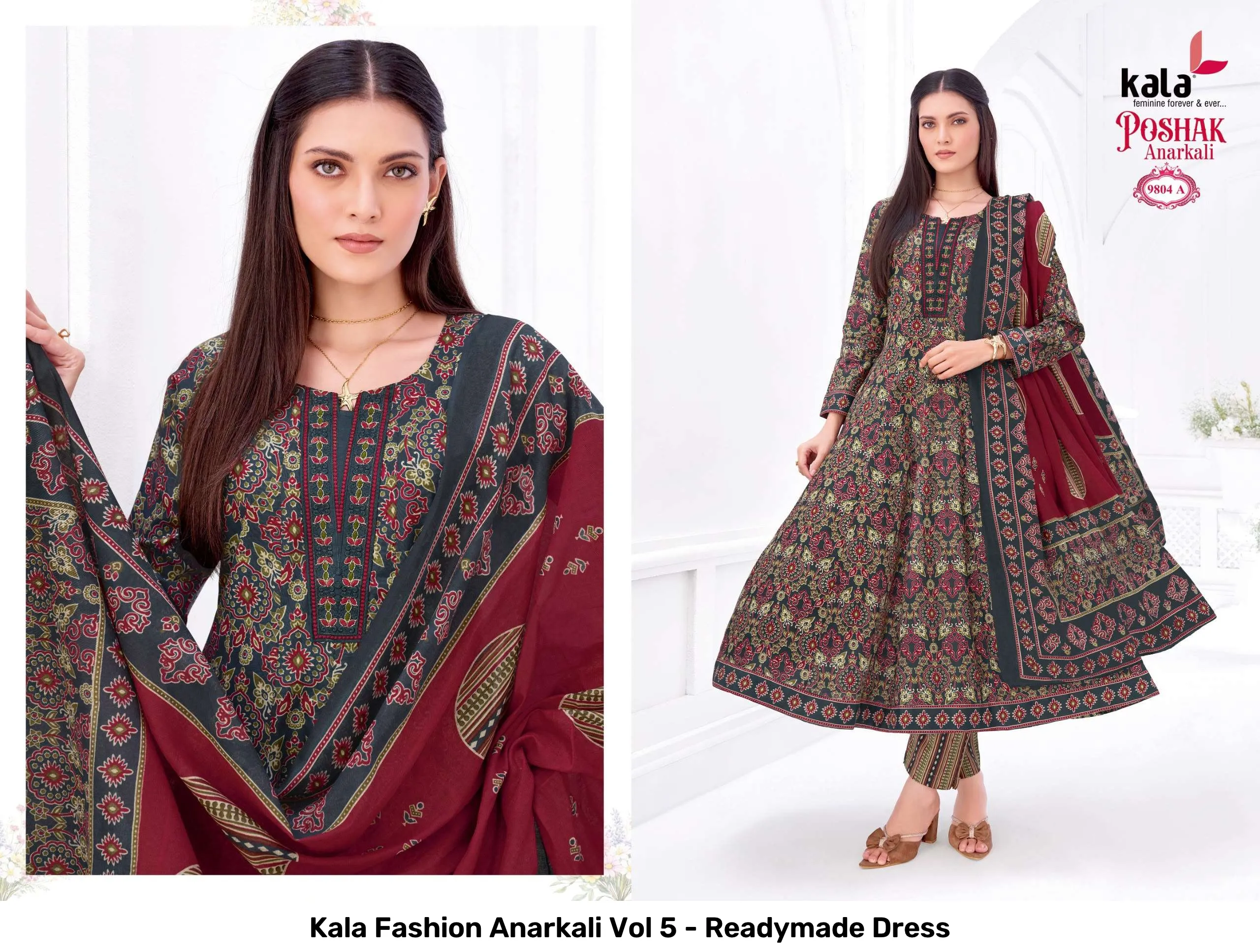 Kala Fashion Anarkali Vol 5 - Readymade Dress - Image 2