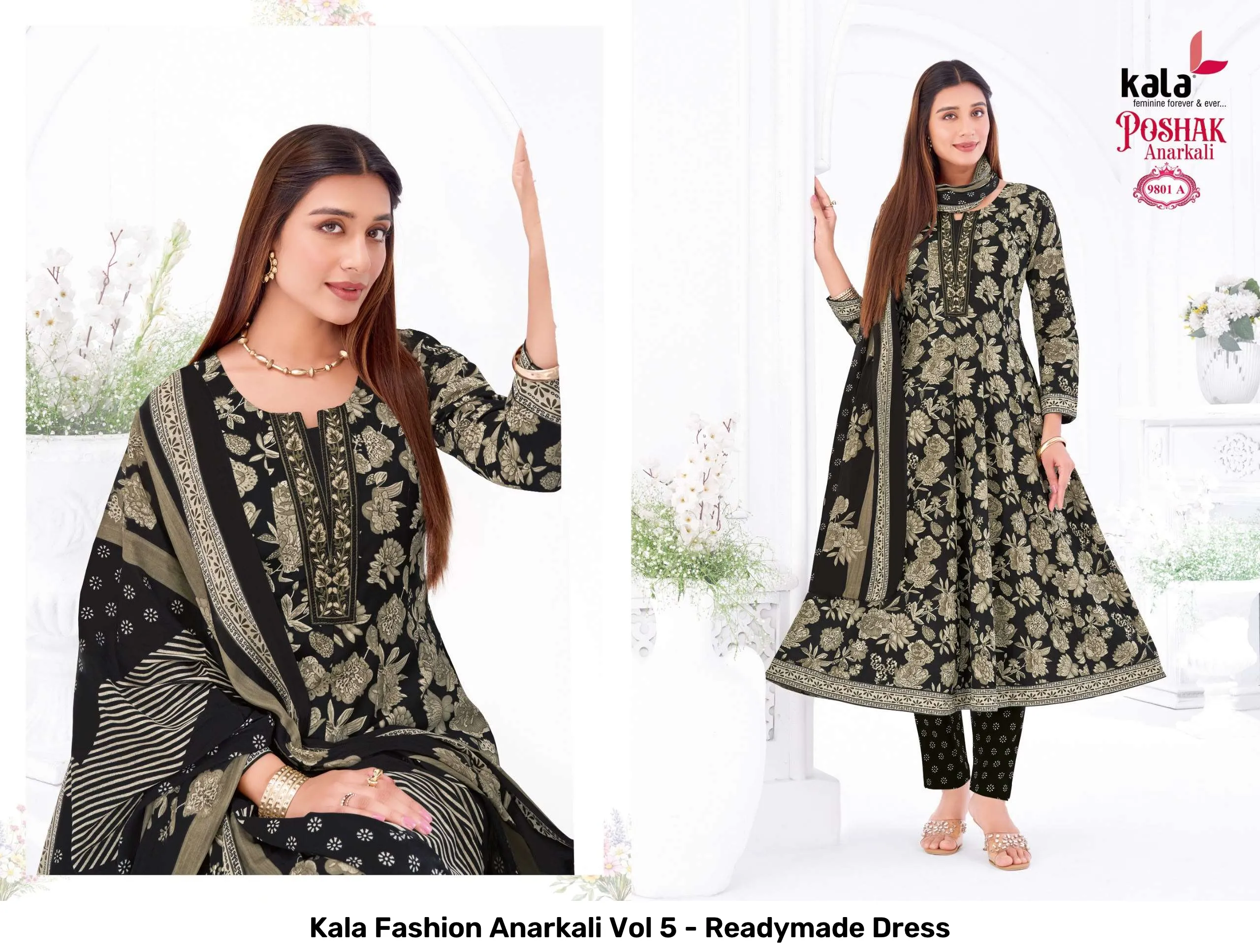 Kala Fashion Anarkali Vol 5 - Readymade Dress - Image 4