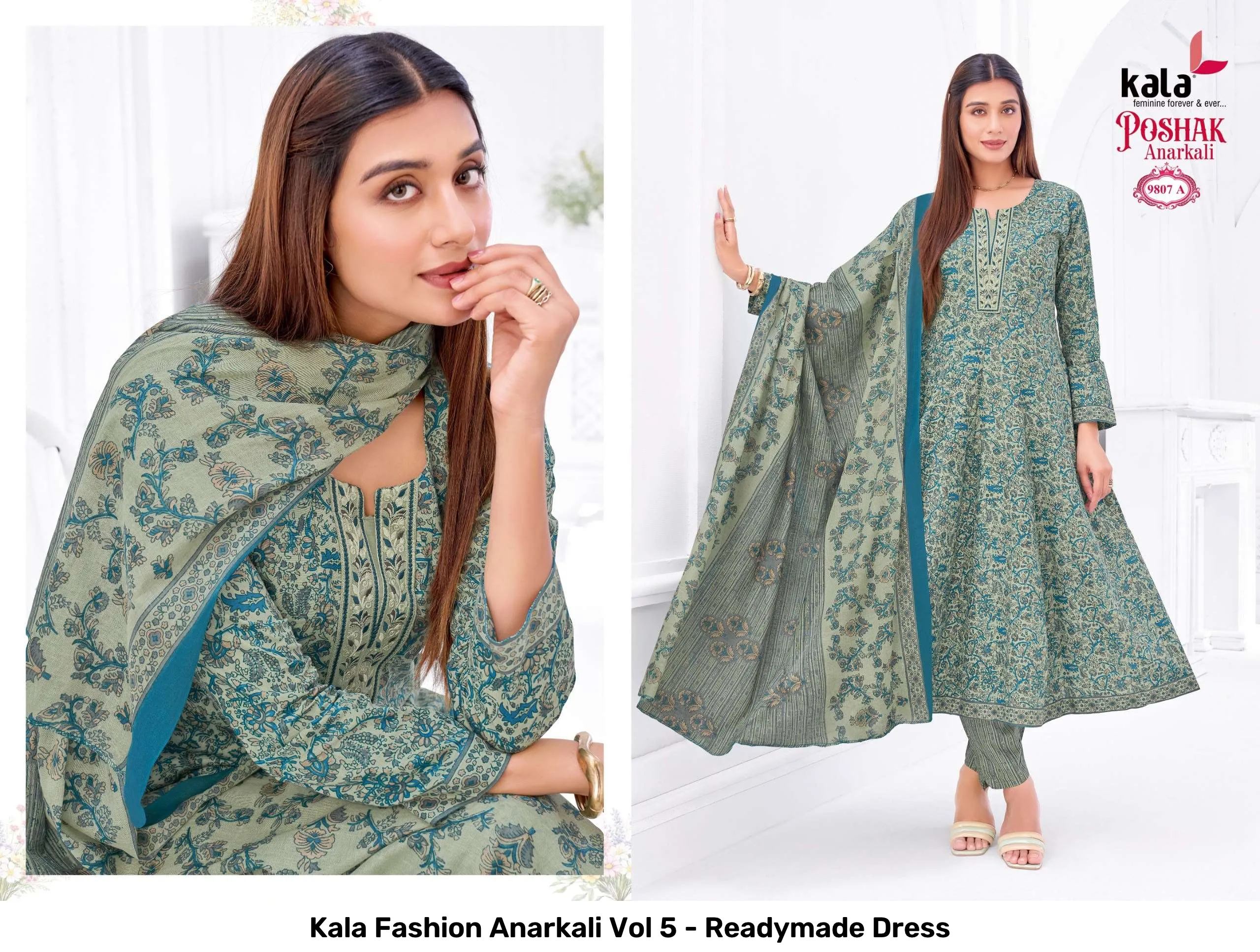 Kala Fashion Anarkali Vol 5 - Readymade Dress - Image 6