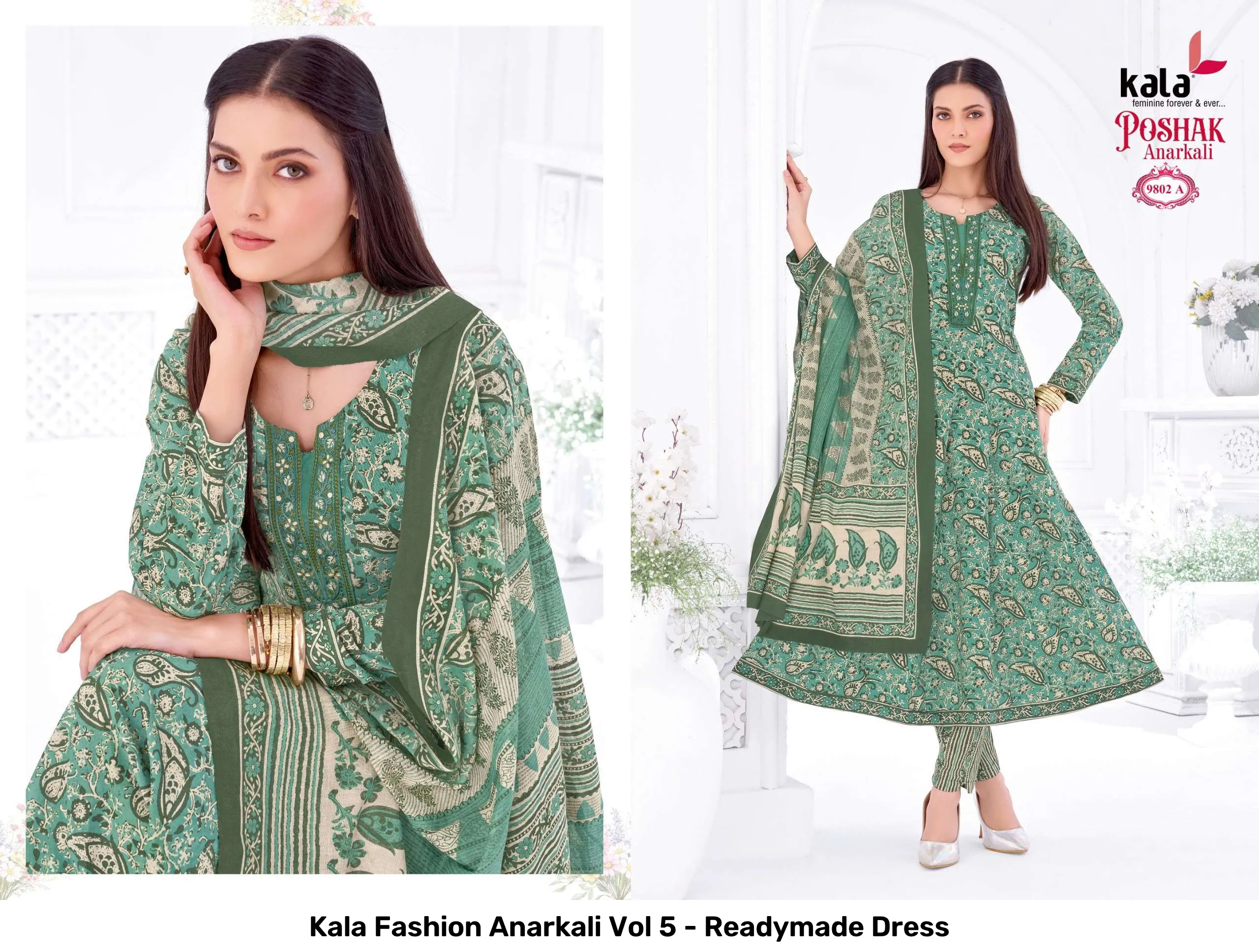 Kala Fashion Anarkali Vol 5 - Readymade Dress - Image 7
