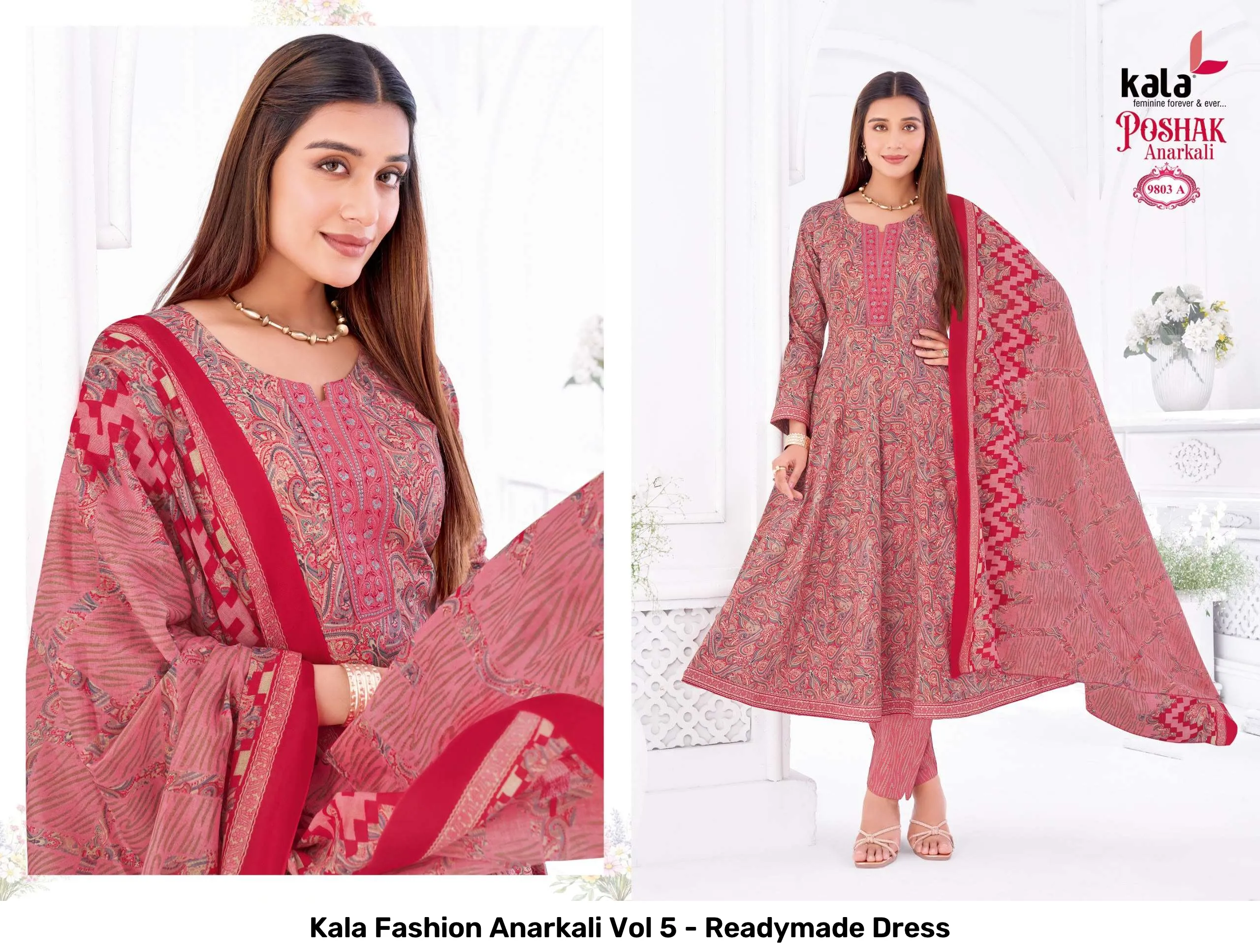 Kala Fashion Anarkali Vol 5 - Readymade Dress - Image 8