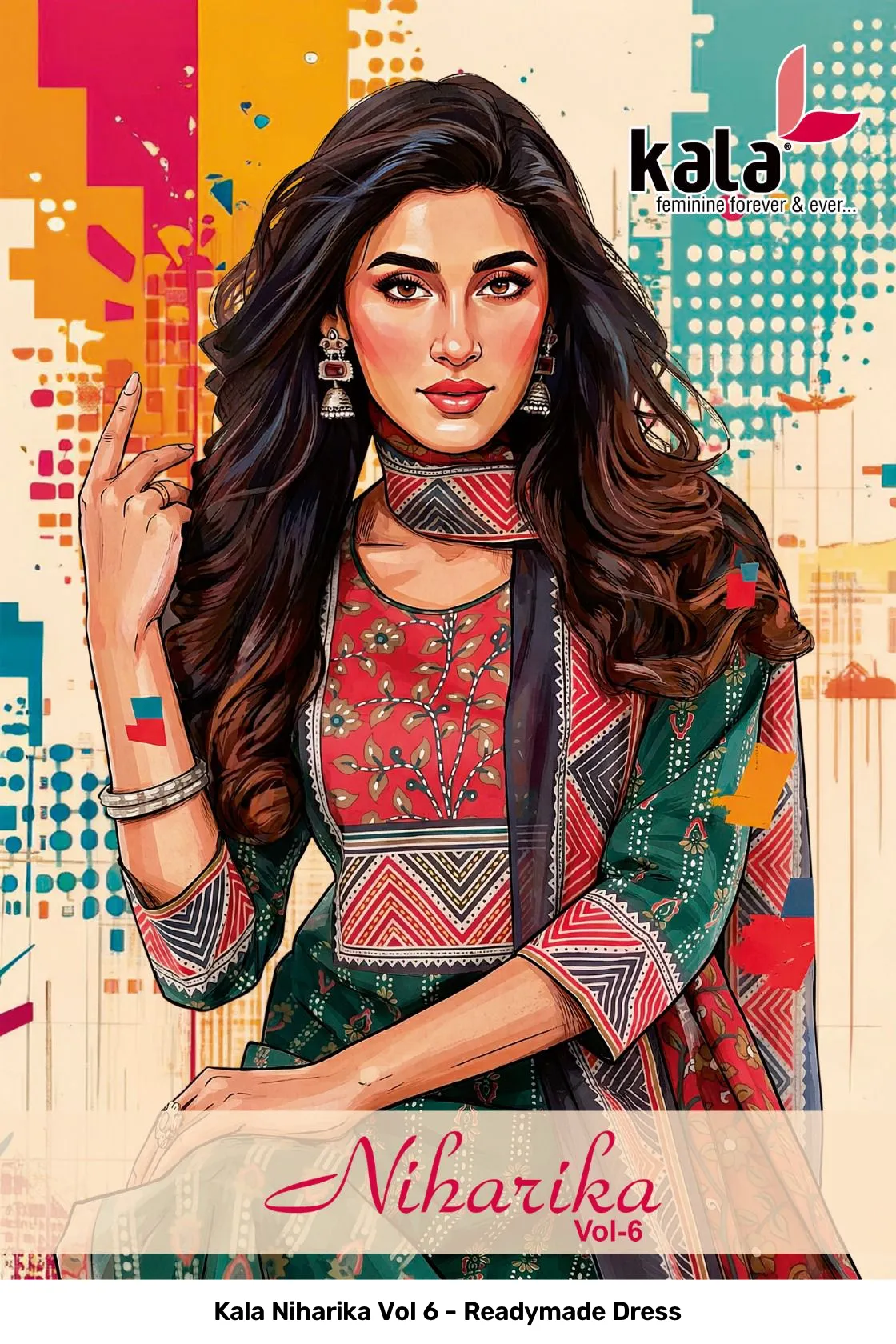 Kala Niharika Vol 6 - Readymade Dress