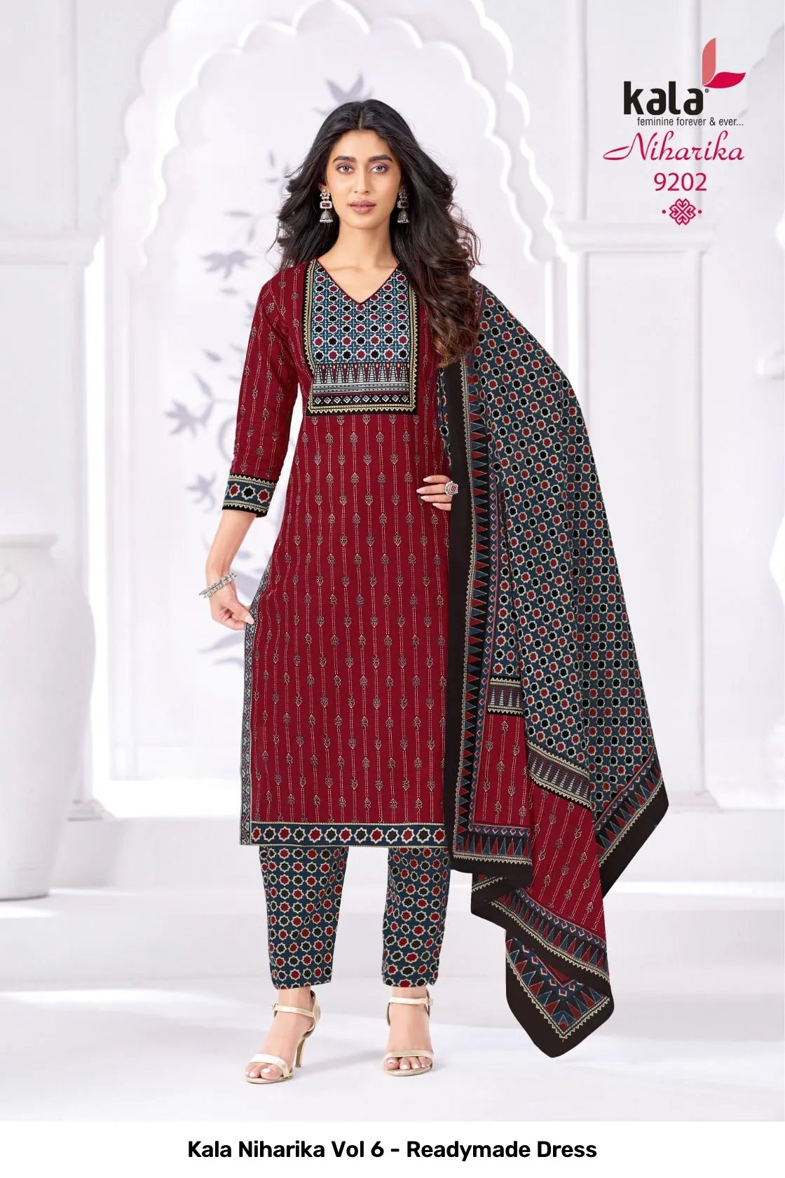 Kala Niharika Vol 6 - Readymade Dress - Image 10