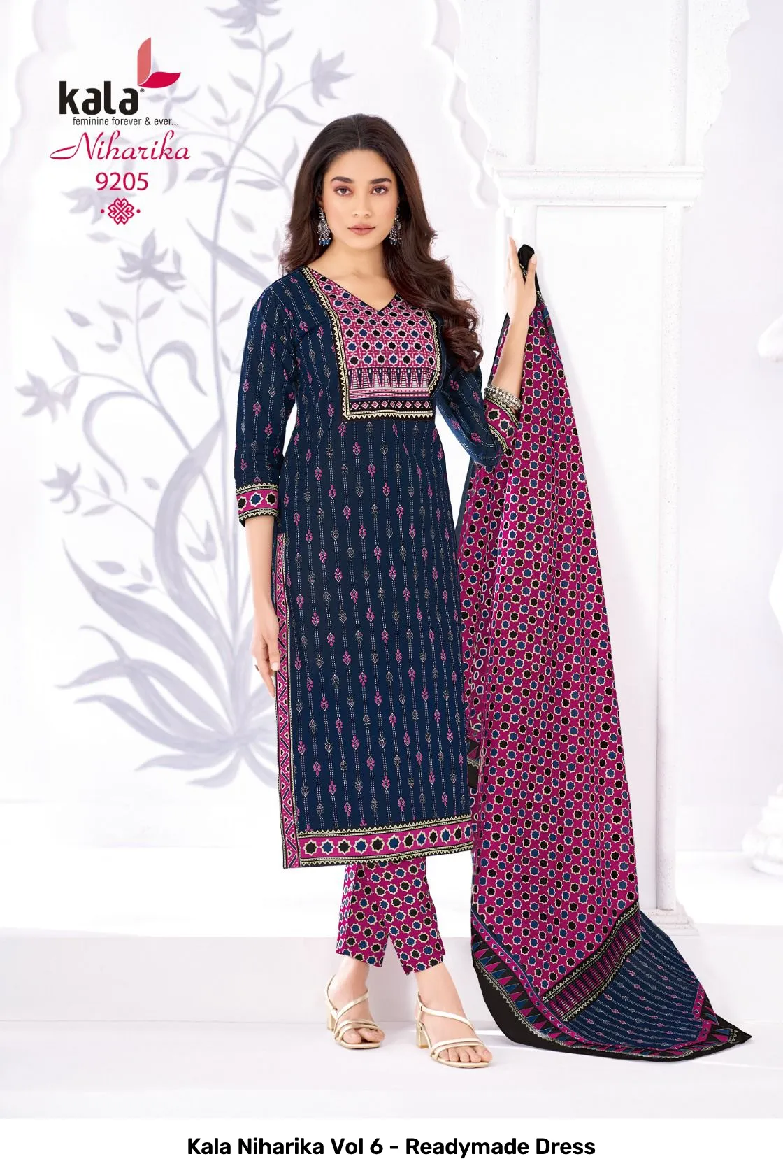 Kala Niharika Vol 6 - Readymade Dress - Image 3