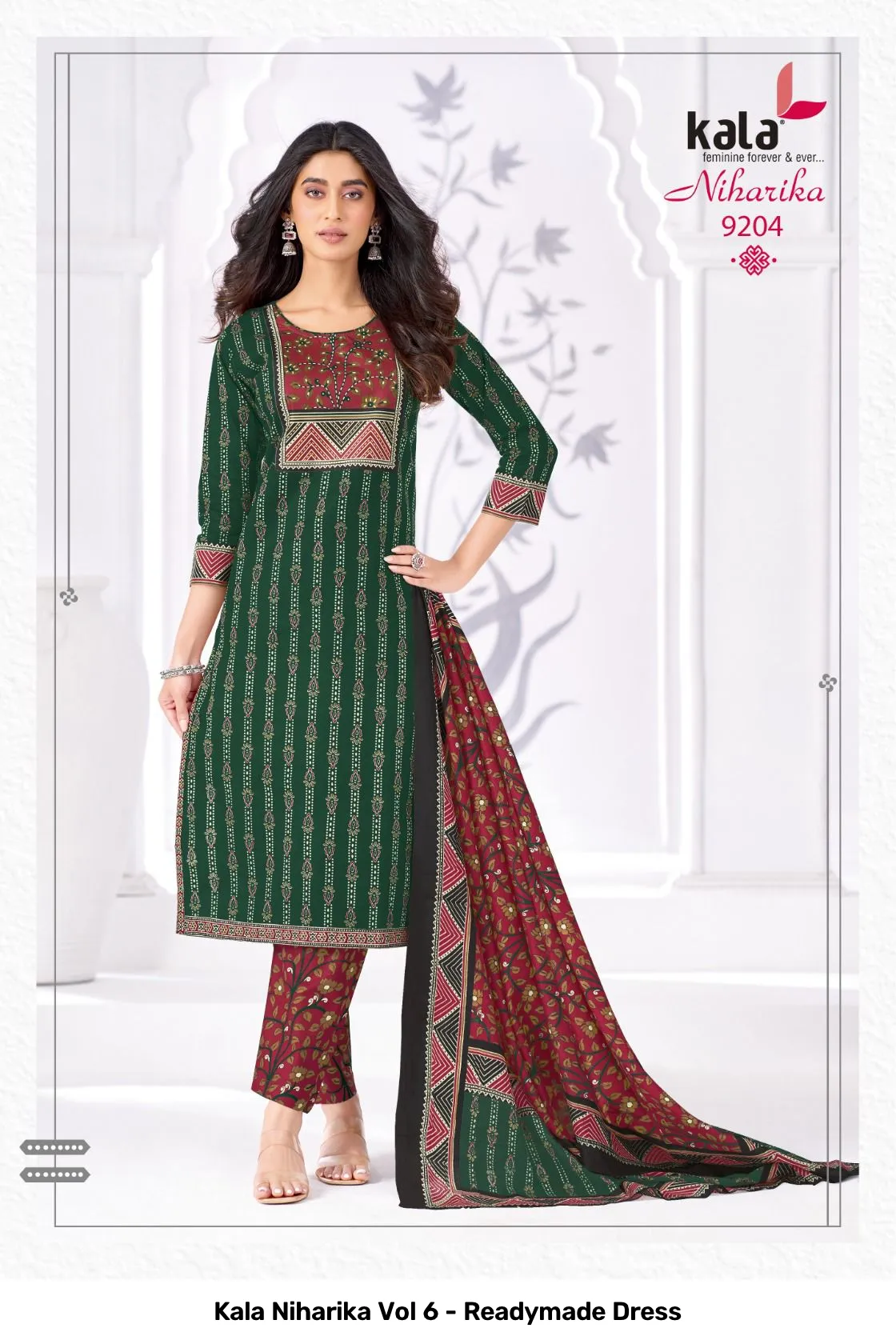 Kala Niharika Vol 6 - Readymade Dress - Image 4