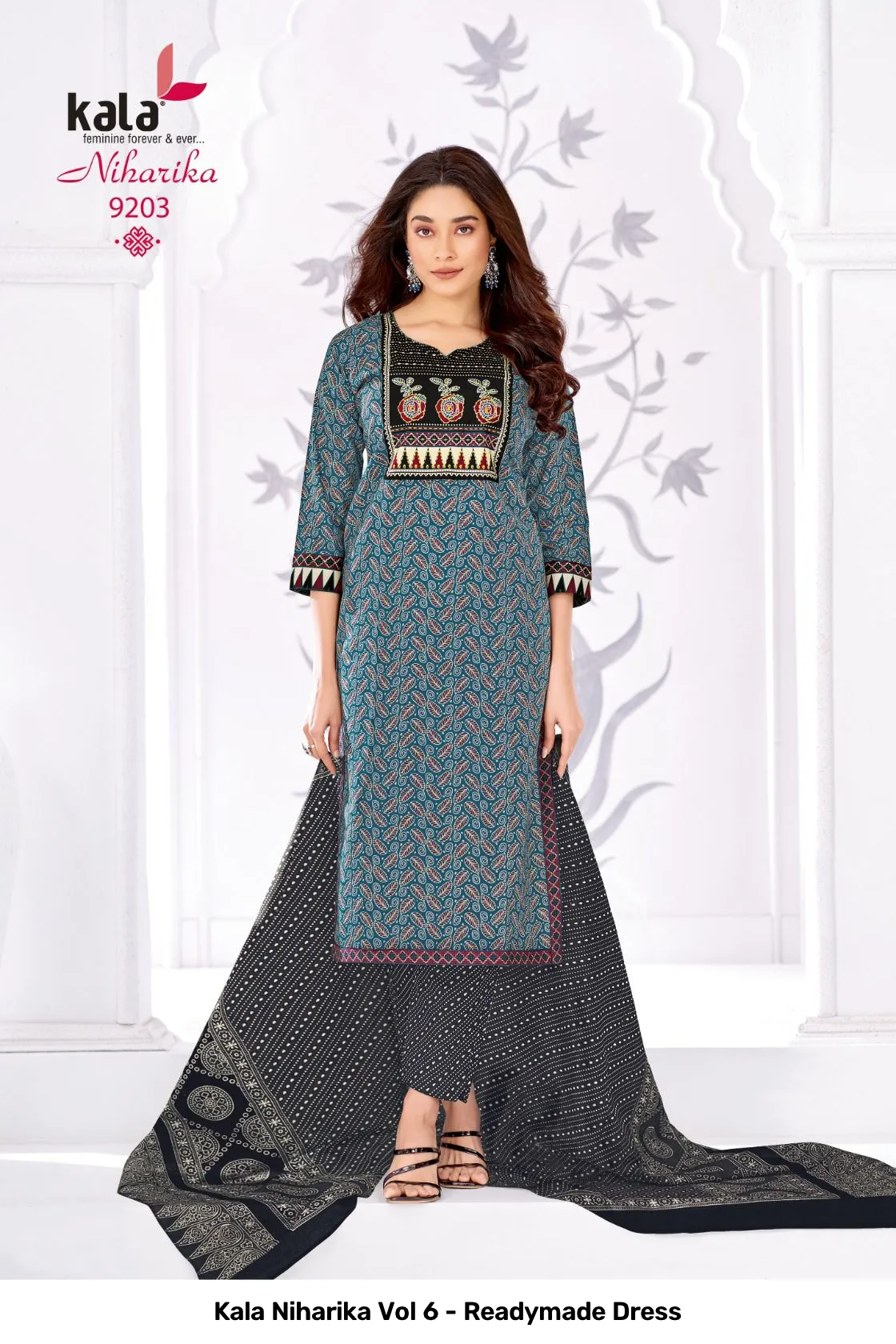 Kala Niharika Vol 6 - Readymade Dress - Image 7