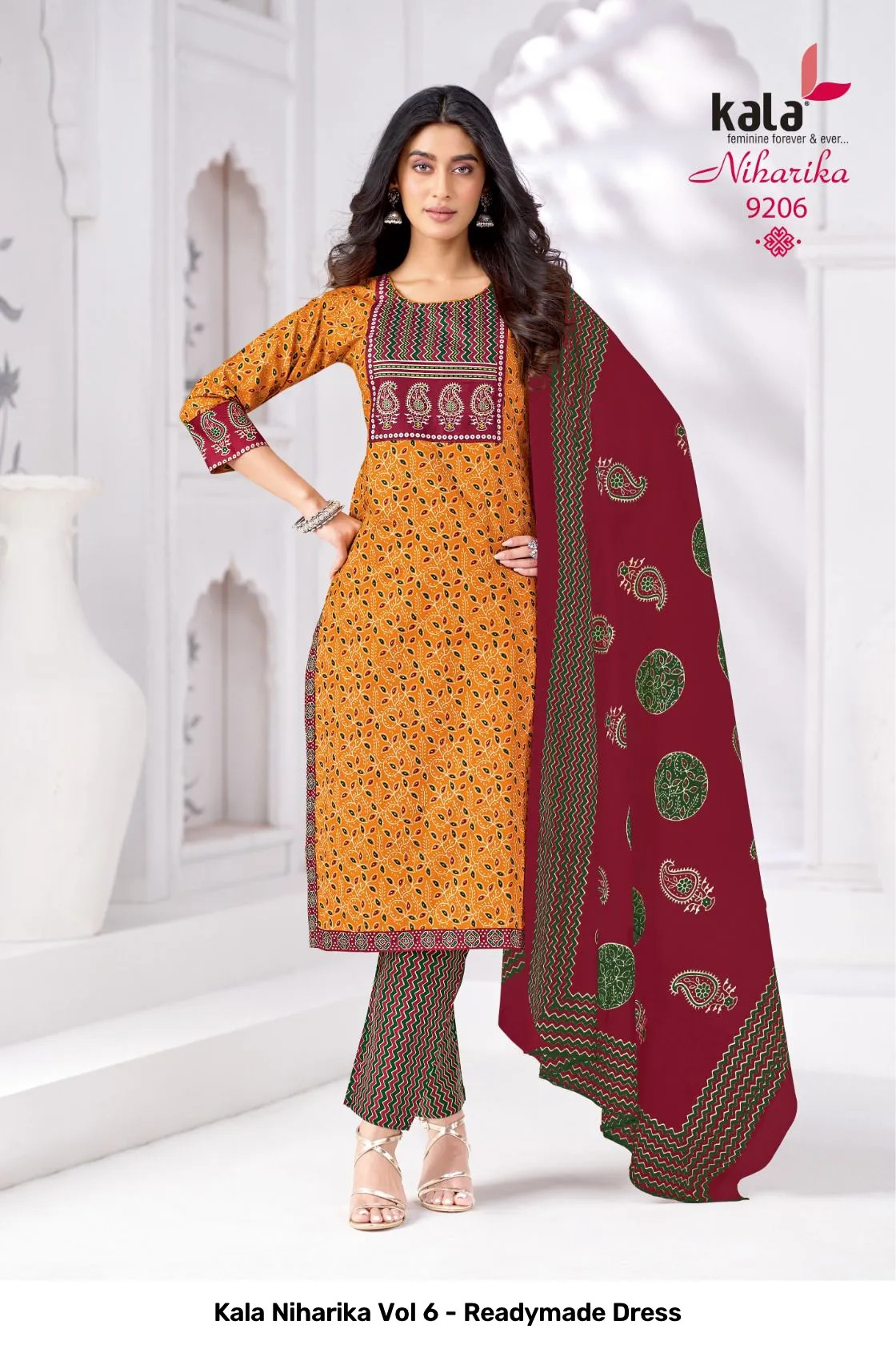 Kala Niharika Vol 6 - Readymade Dress - Image 9