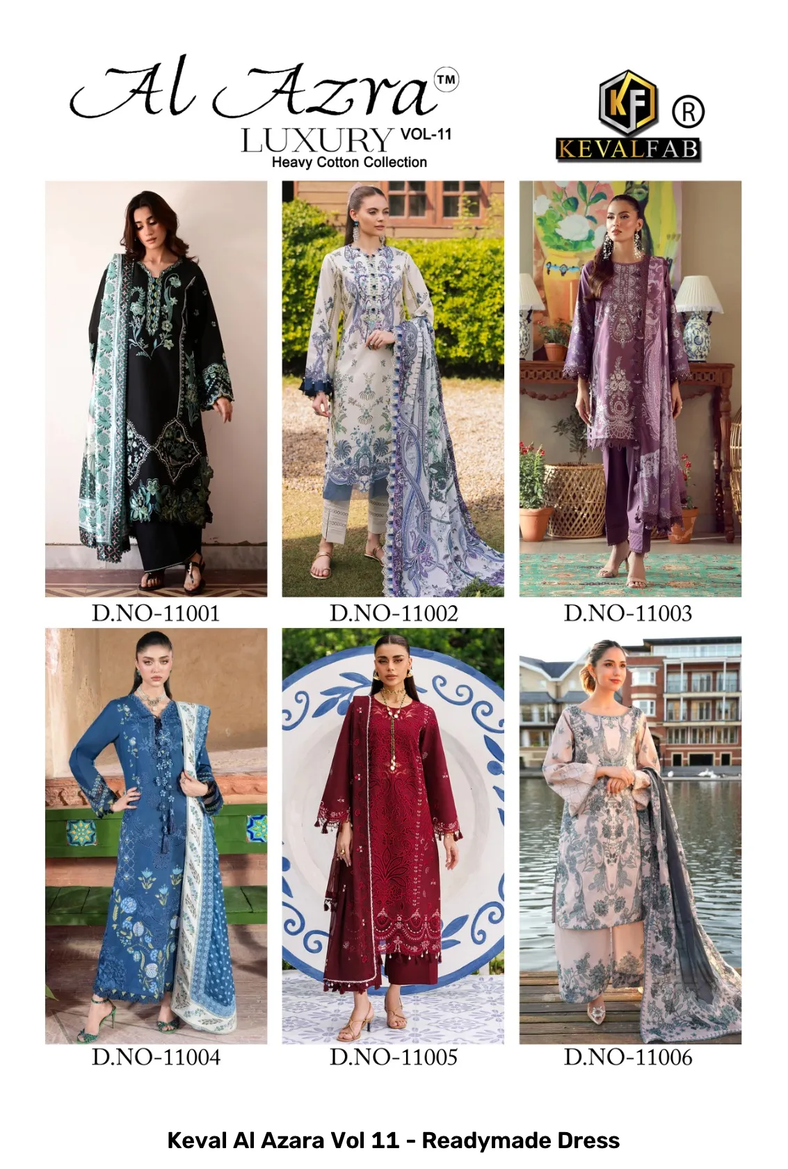 Keval Al Azara Vol 11 - Readymade Dress - Image 2