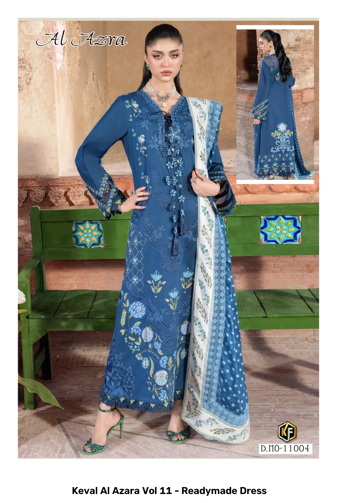 Keval Al Azara Vol 11 - Readymade Dress - Image 4