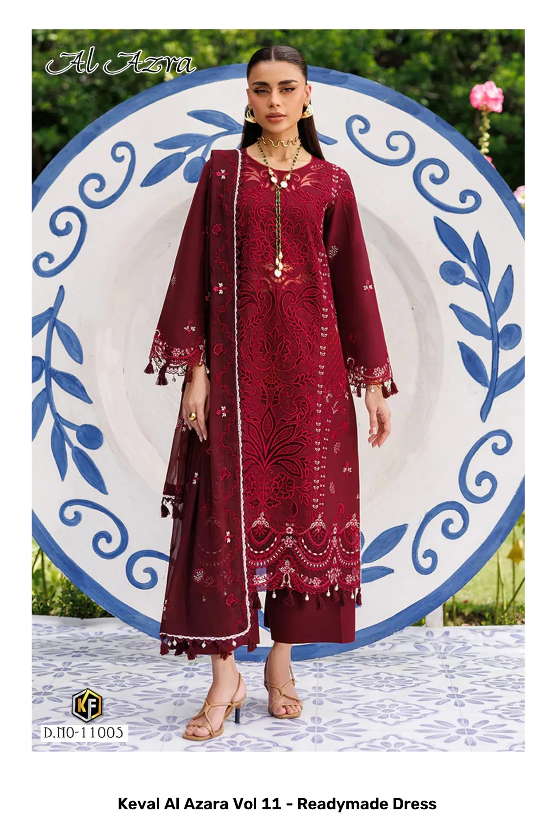 Keval Al Azara Vol 11 - Readymade Dress - Image 7