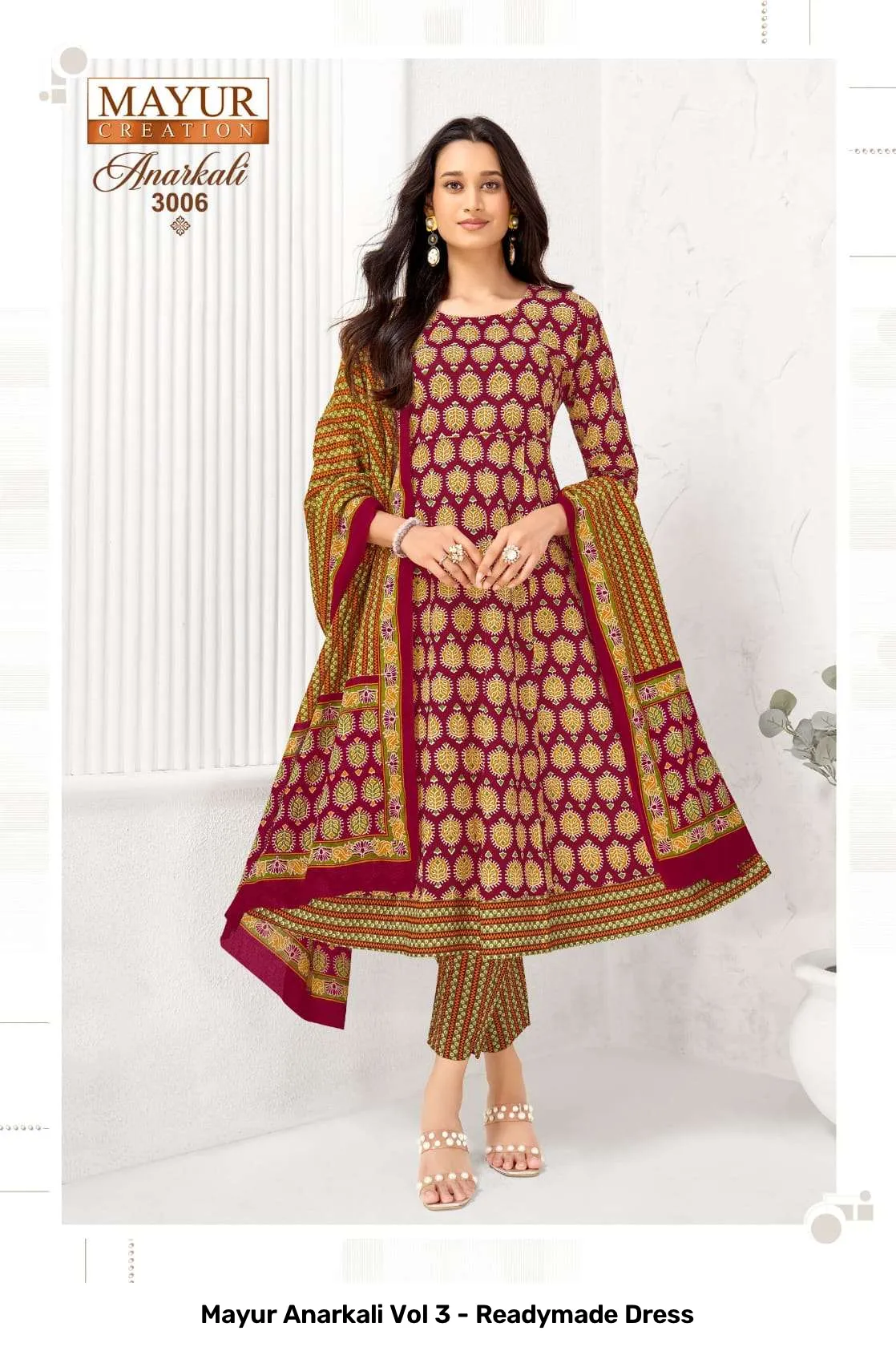 Mayur Anarkali Vol 3 - Readymade Dress - Image 7