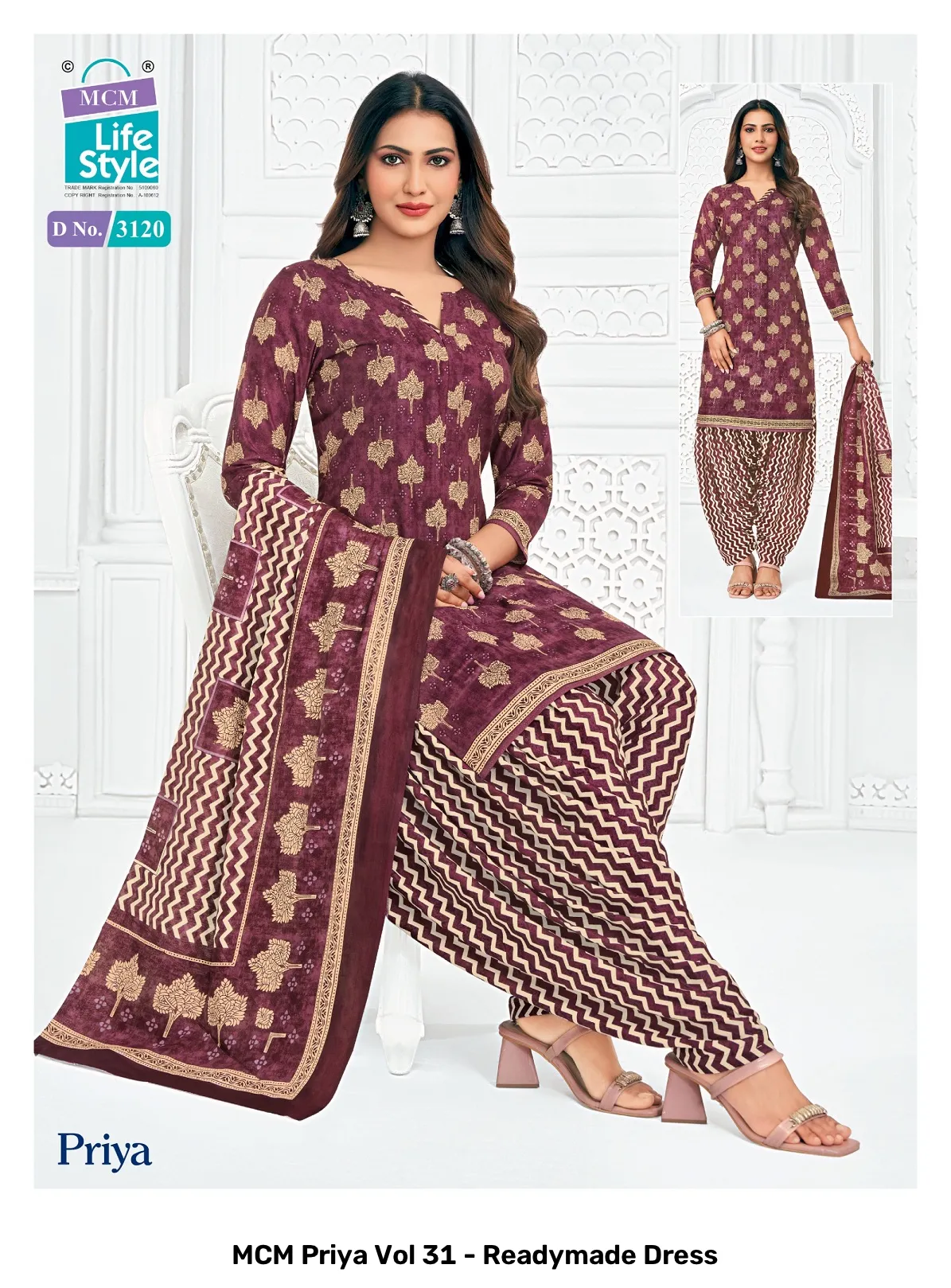 MCM Priya Vol 31 - Readymade Dress - Image 15