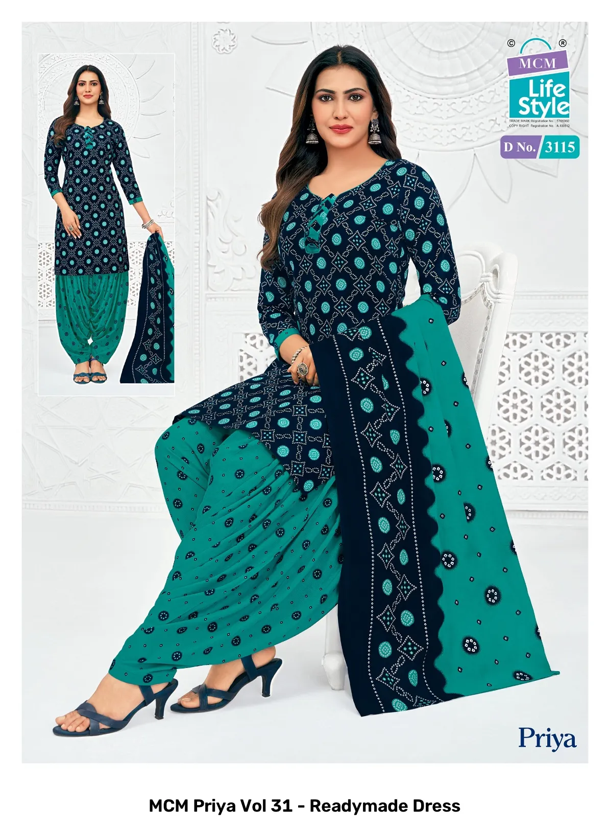 MCM Priya Vol 31 - Readymade Dress - Image 18