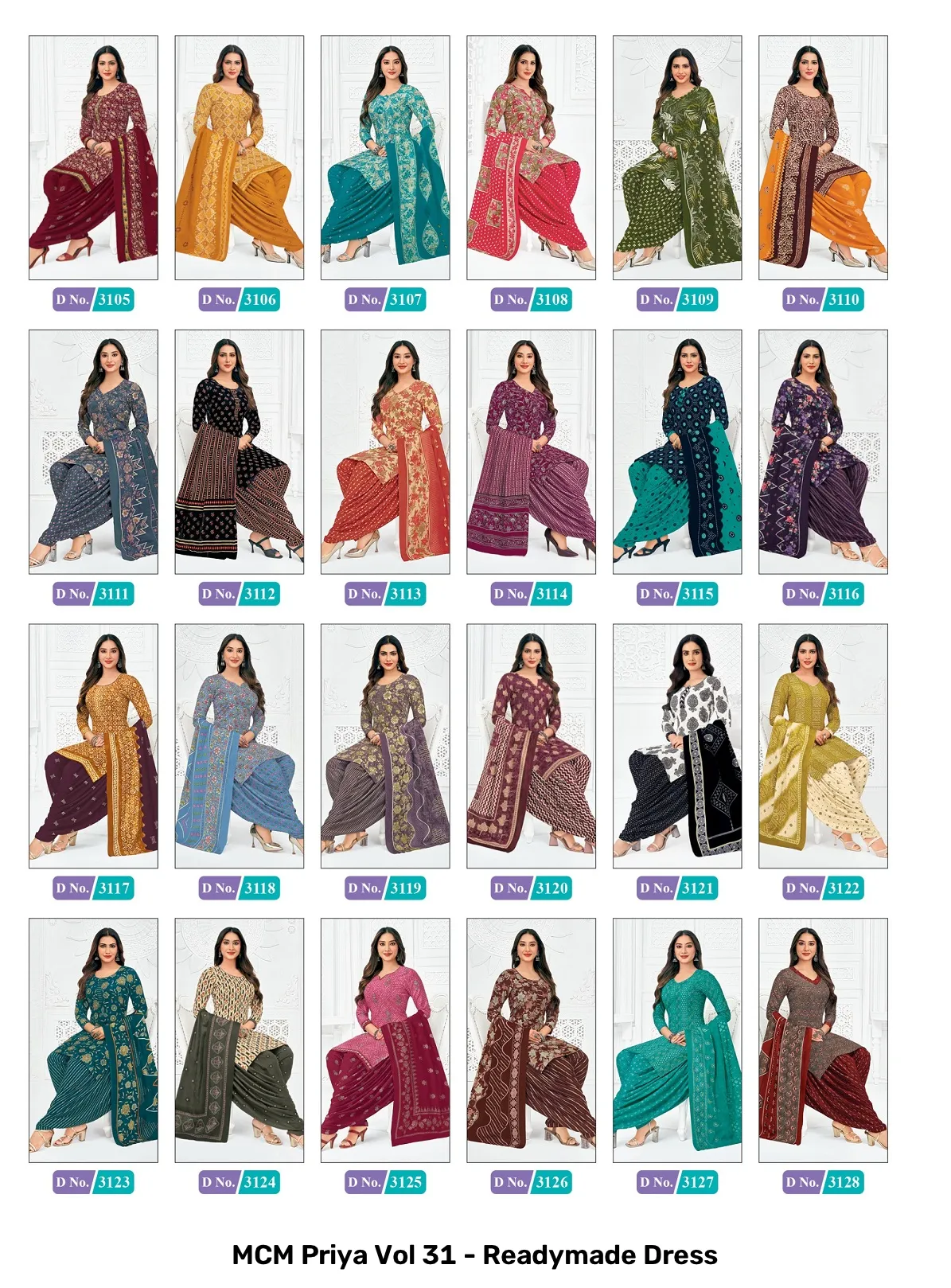 MCM Priya Vol 31 - Readymade Dress - Image 2