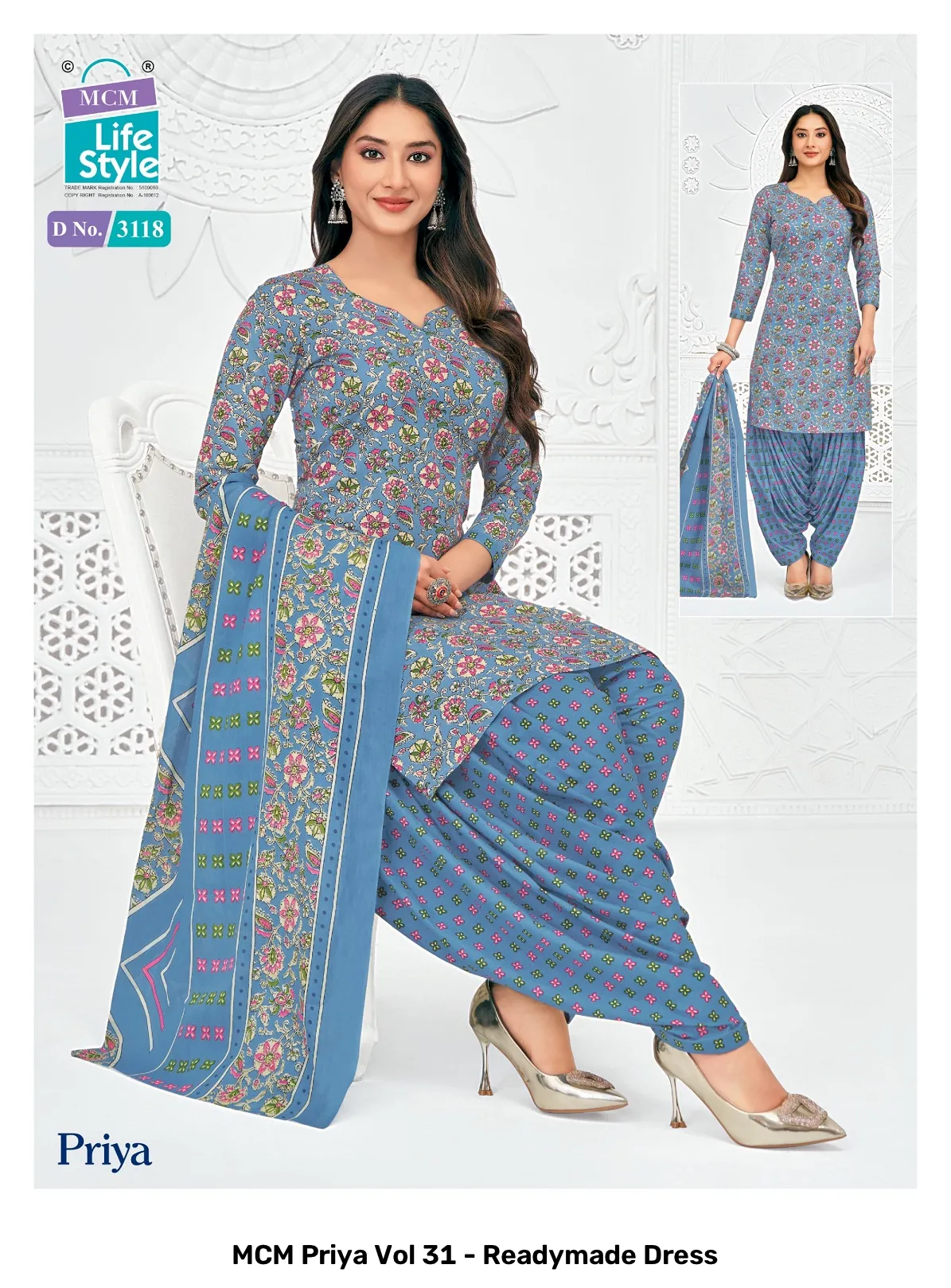 MCM Priya Vol 31 - Readymade Dress - Image 22