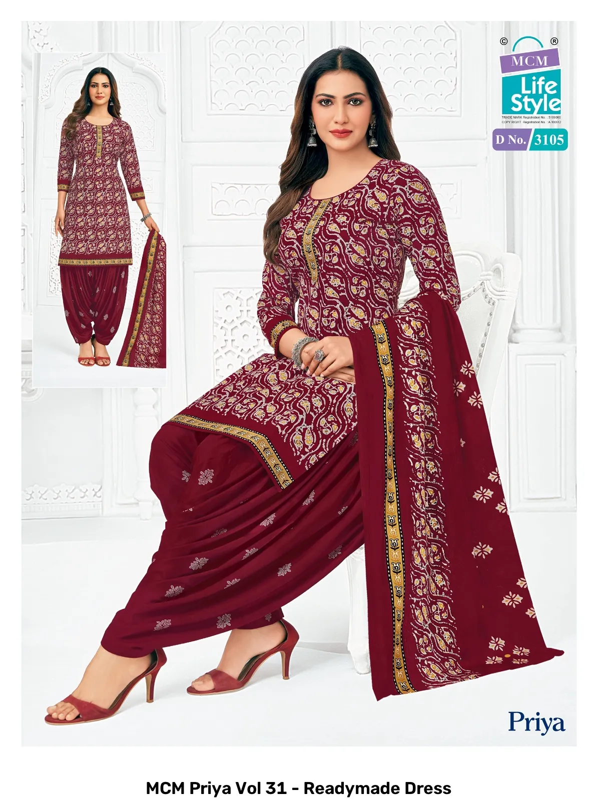 MCM Priya Vol 31 - Readymade Dress - Image 23