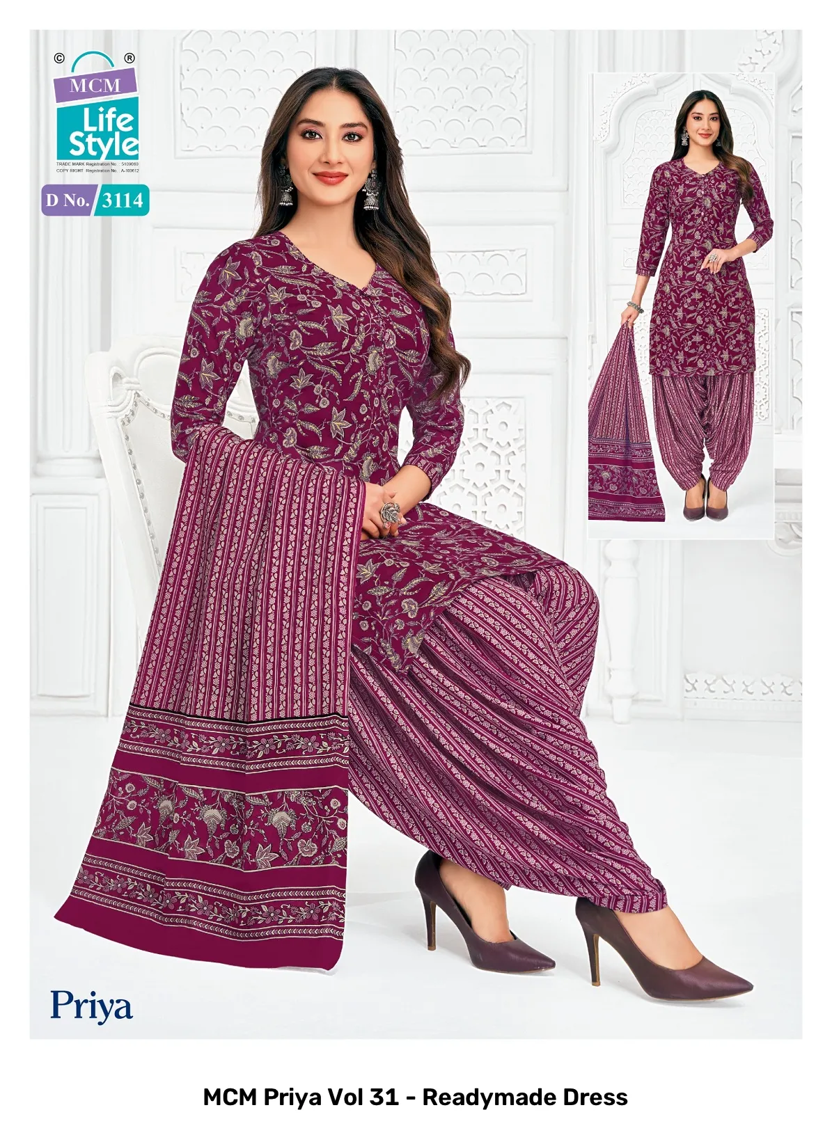 MCM Priya Vol 31 - Readymade Dress - Image 3