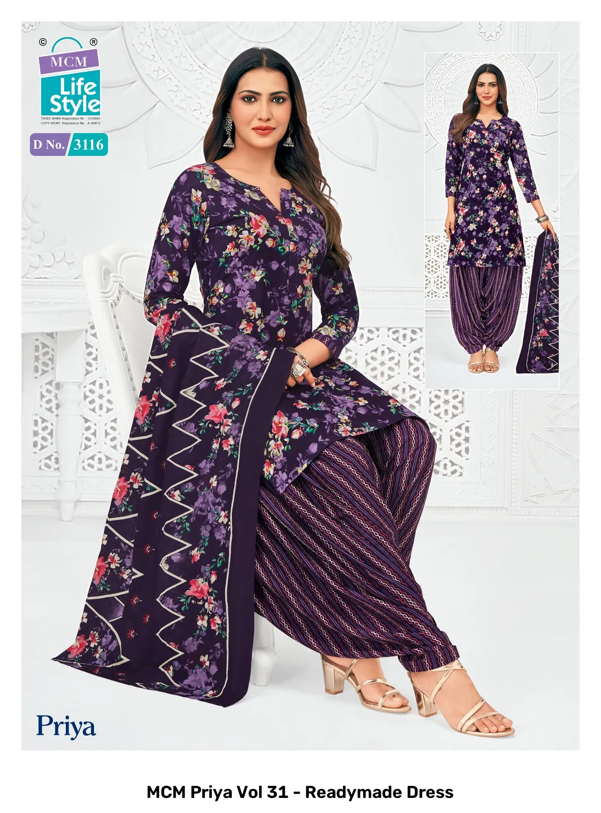 MCM Priya Vol 31 - Readymade Dress - Image 6