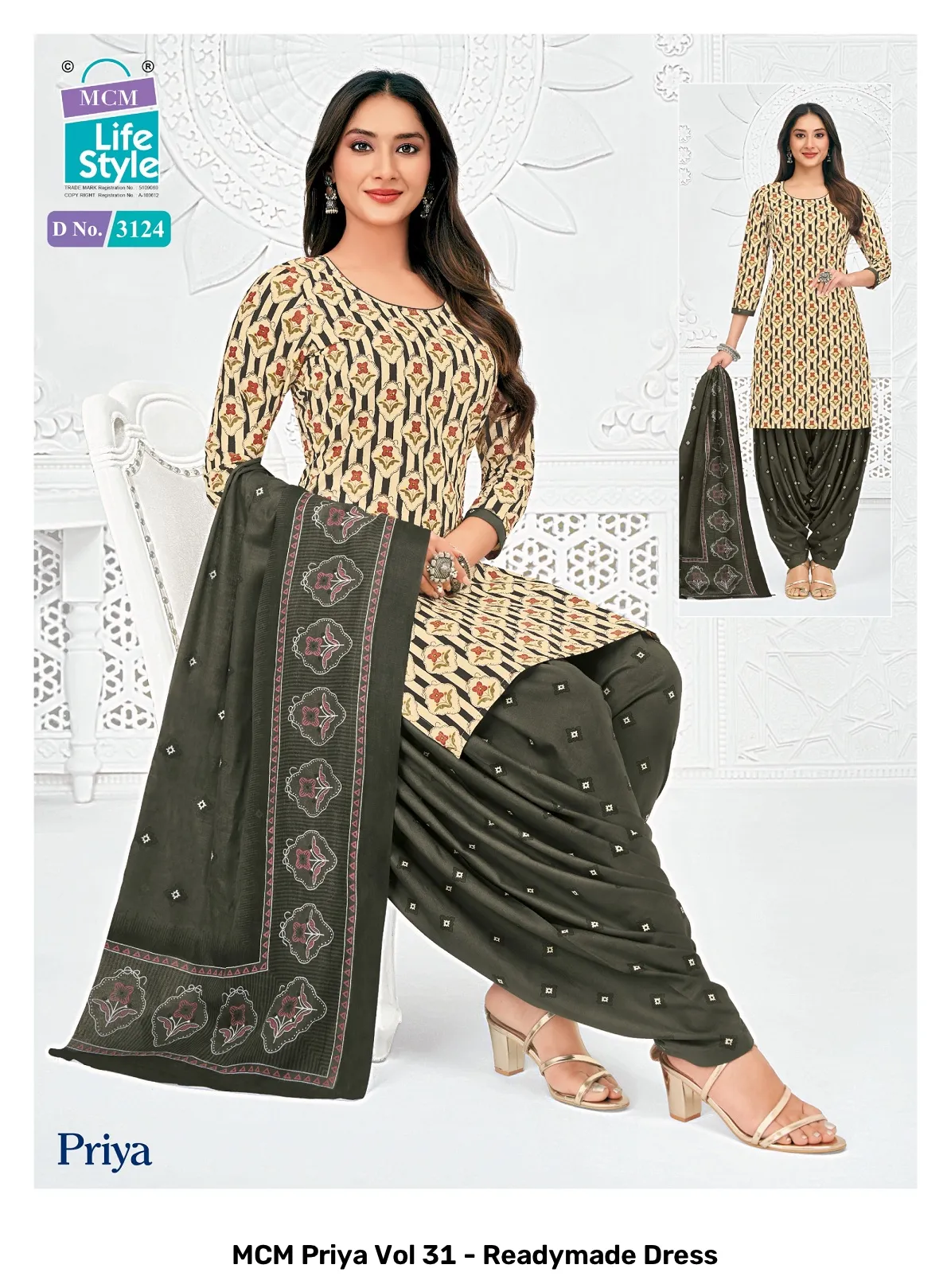 MCM Priya Vol 31 - Readymade Dress - Image 8