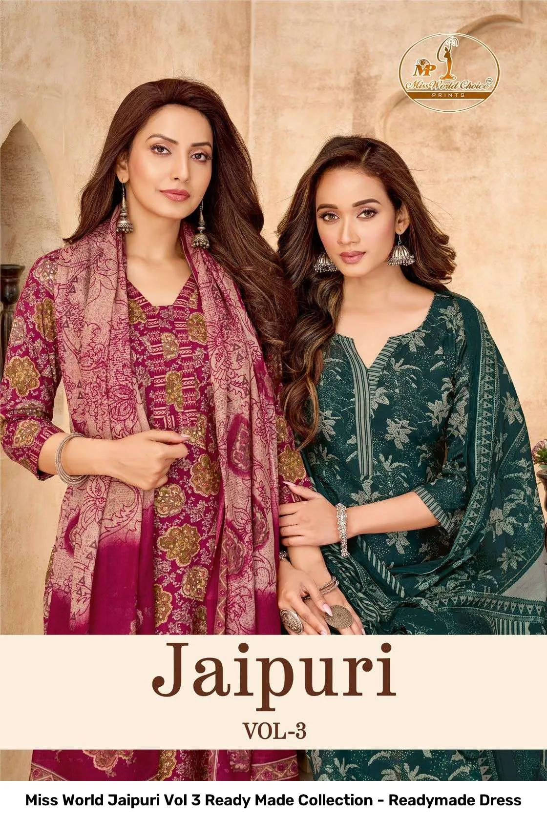 Miss World Jaipuri Vol 3 Ready Made Collection - Readymade Dress