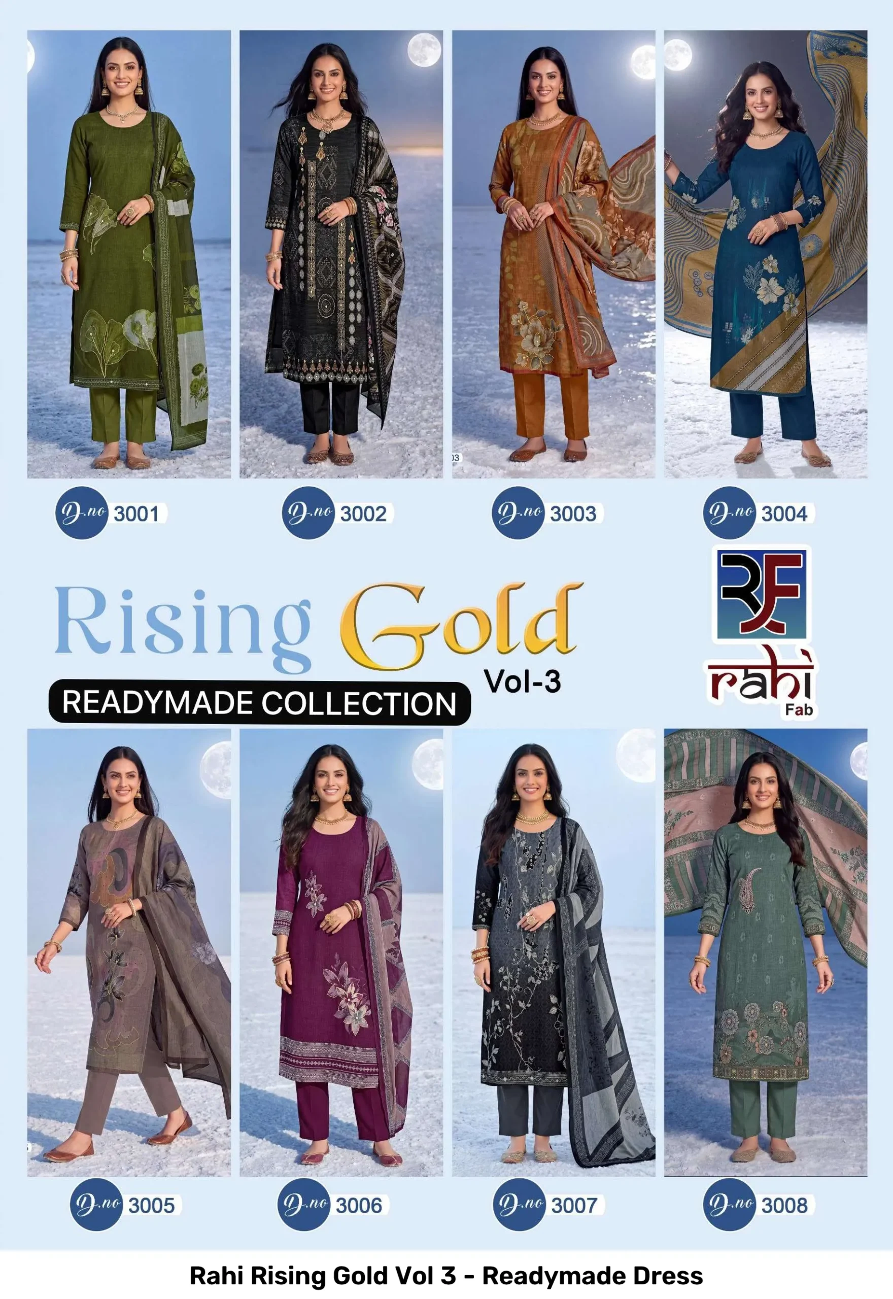 Rahi Rising Gold Vol 3 - Readymade Dress - Image 2