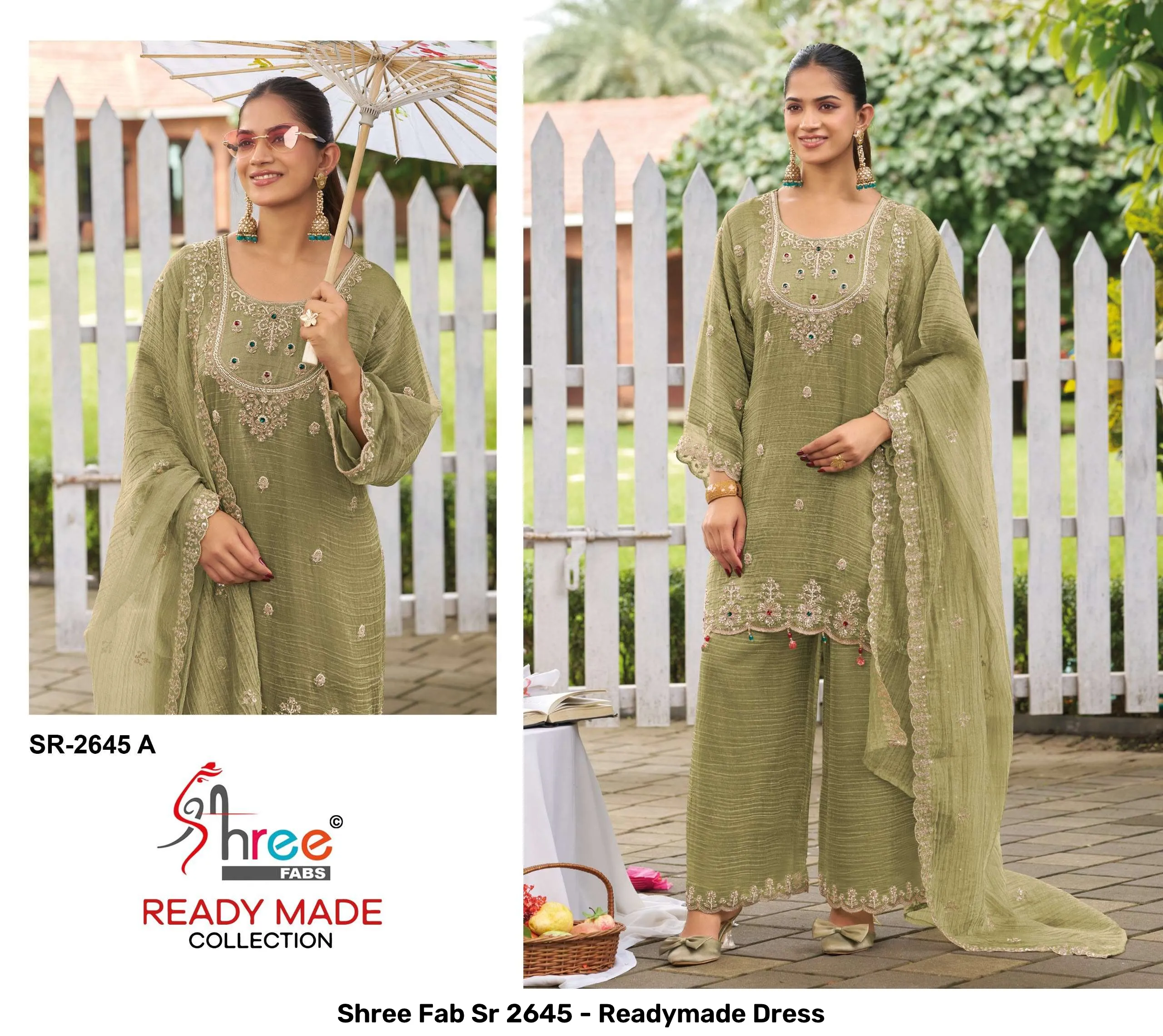 Shree Fab Sr 2645 - Readymade Dress - Image 2