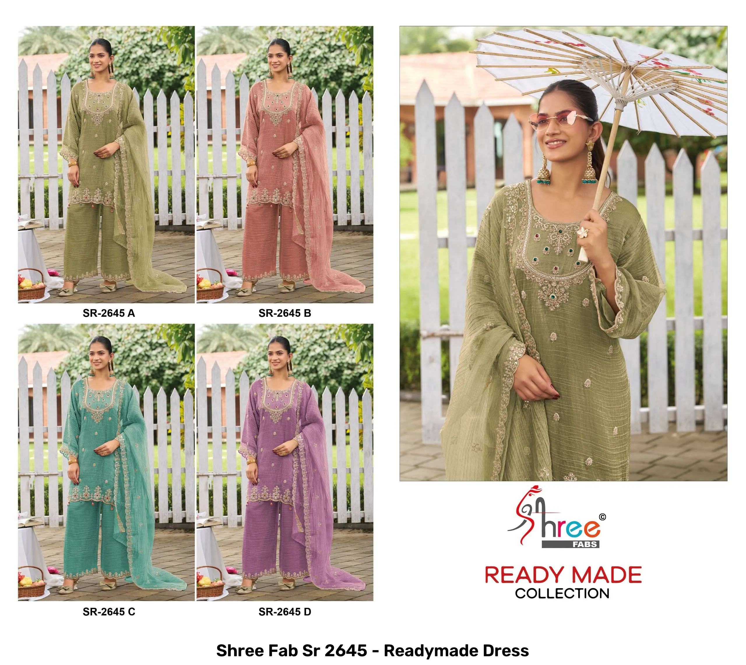 Shree Fab Sr 2645 - Readymade Dress - Image 3