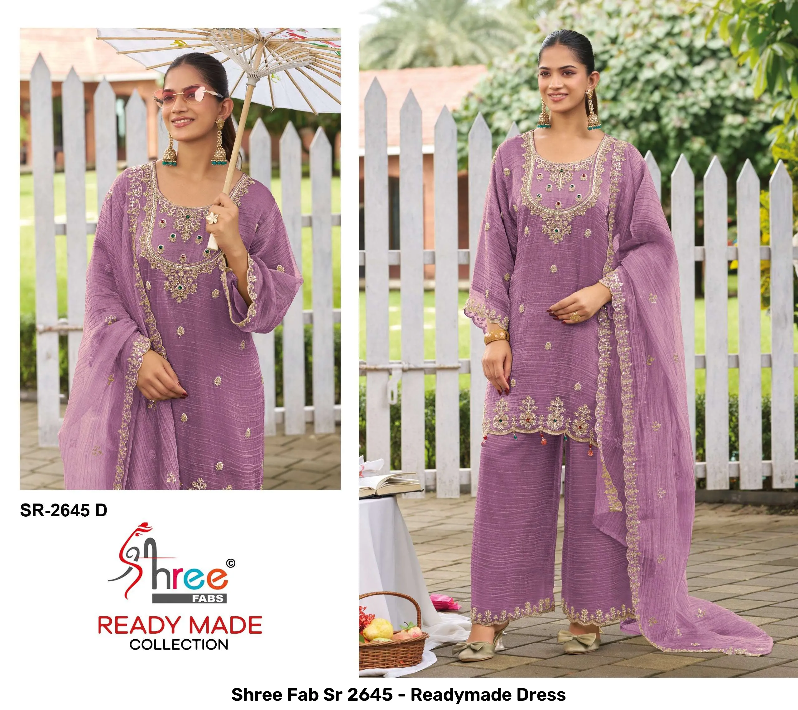 Shree Fab Sr 2645 - Readymade Dress - Image 5