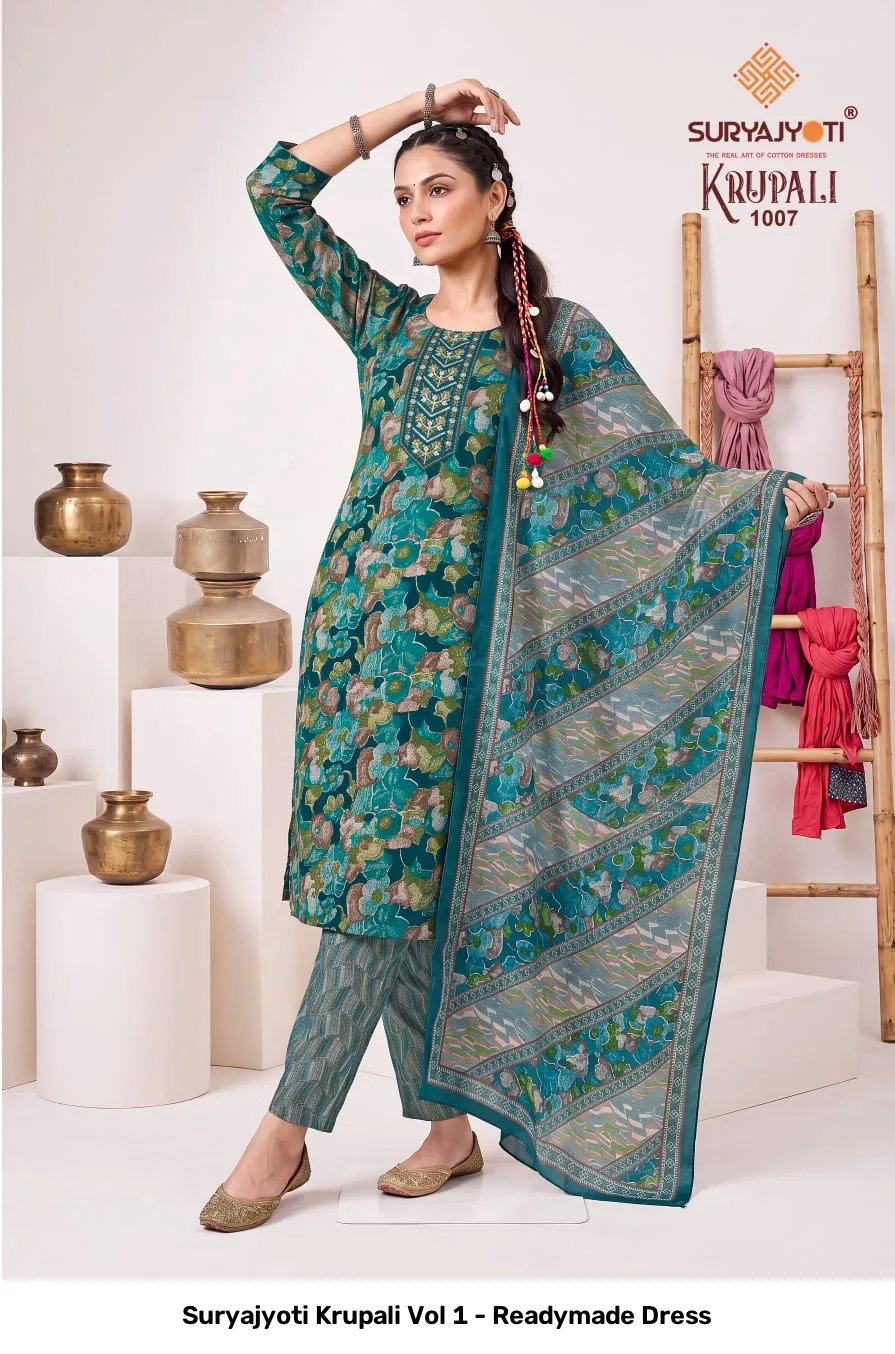Suryajyoti Krupali Vol 1 - Readymade Dress - Image 6