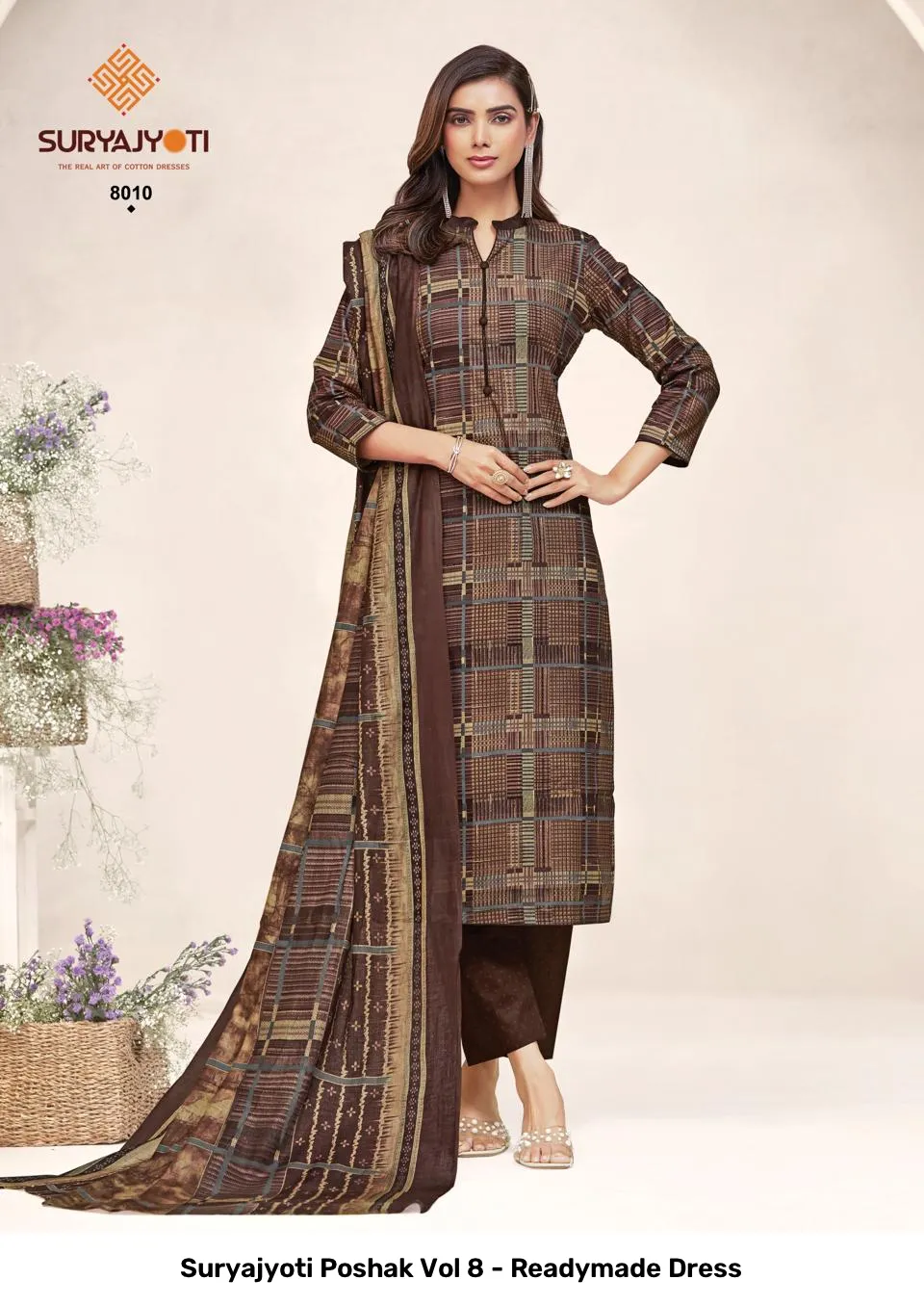 Suryajyoti Poshak Vol 8 - Readymade Dress - Image 12