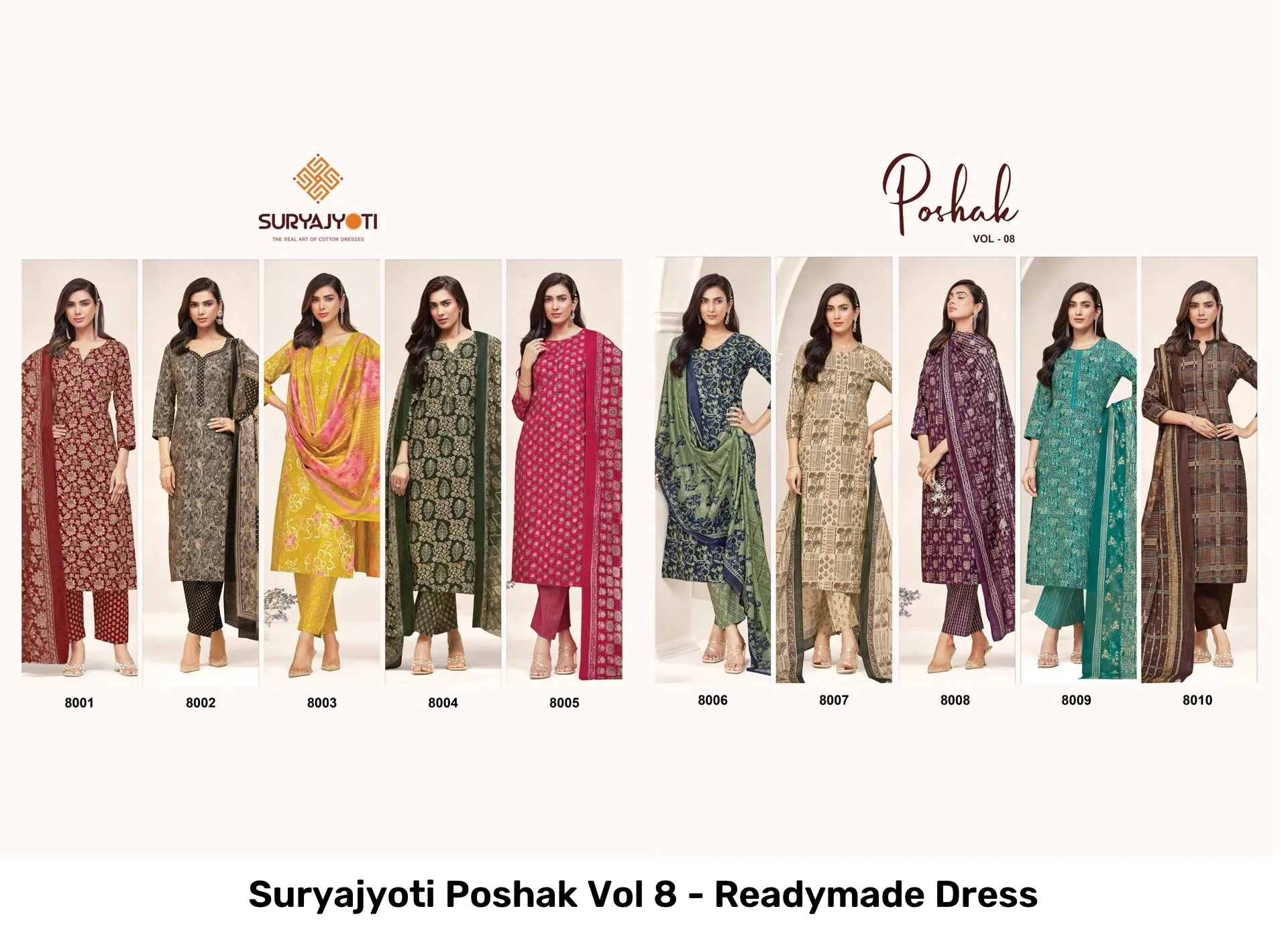 Suryajyoti Poshak Vol 8 - Readymade Dress - Image 2
