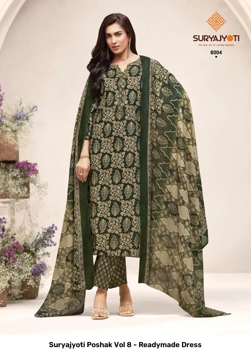 Suryajyoti Poshak Vol 8 - Readymade Dress - Image 4