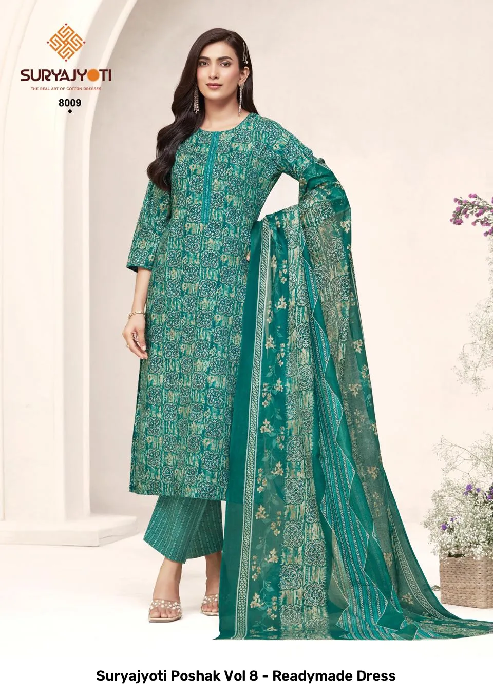 Suryajyoti Poshak Vol 8 - Readymade Dress - Image 5