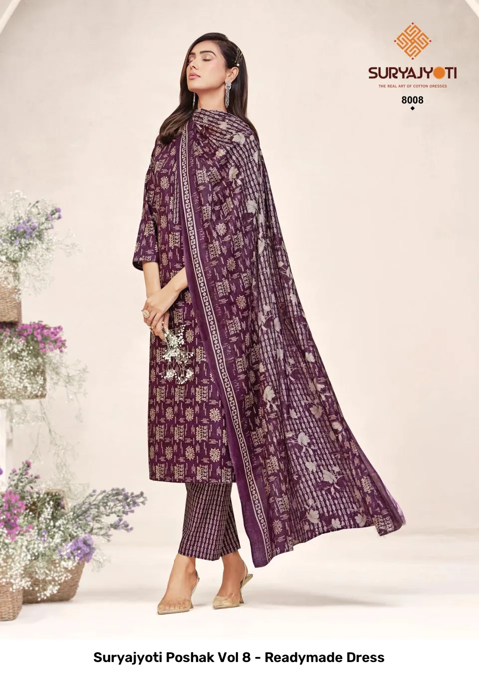 Suryajyoti Poshak Vol 8 - Readymade Dress - Image 6