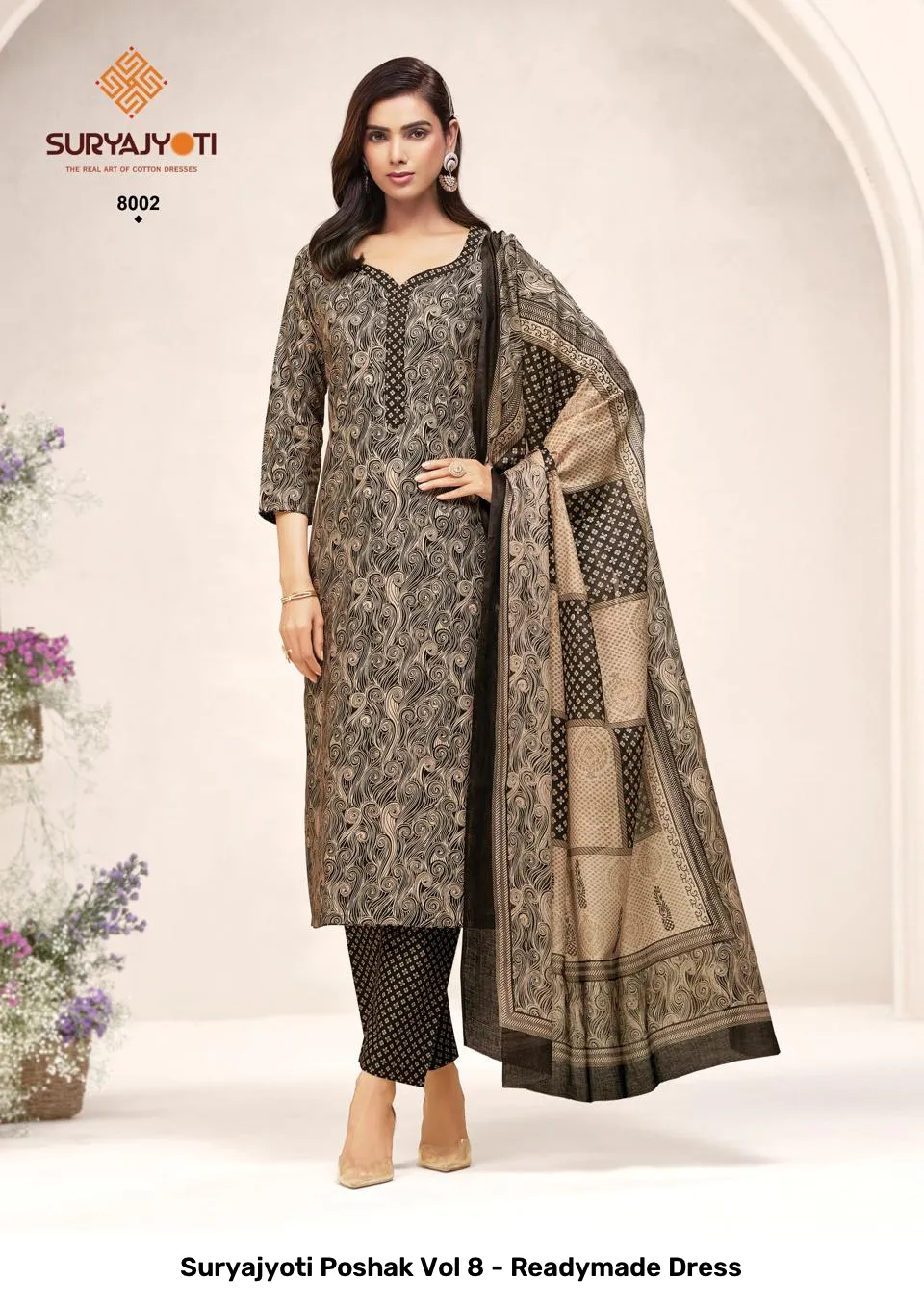 Suryajyoti Poshak Vol 8 - Readymade Dress - Image 8