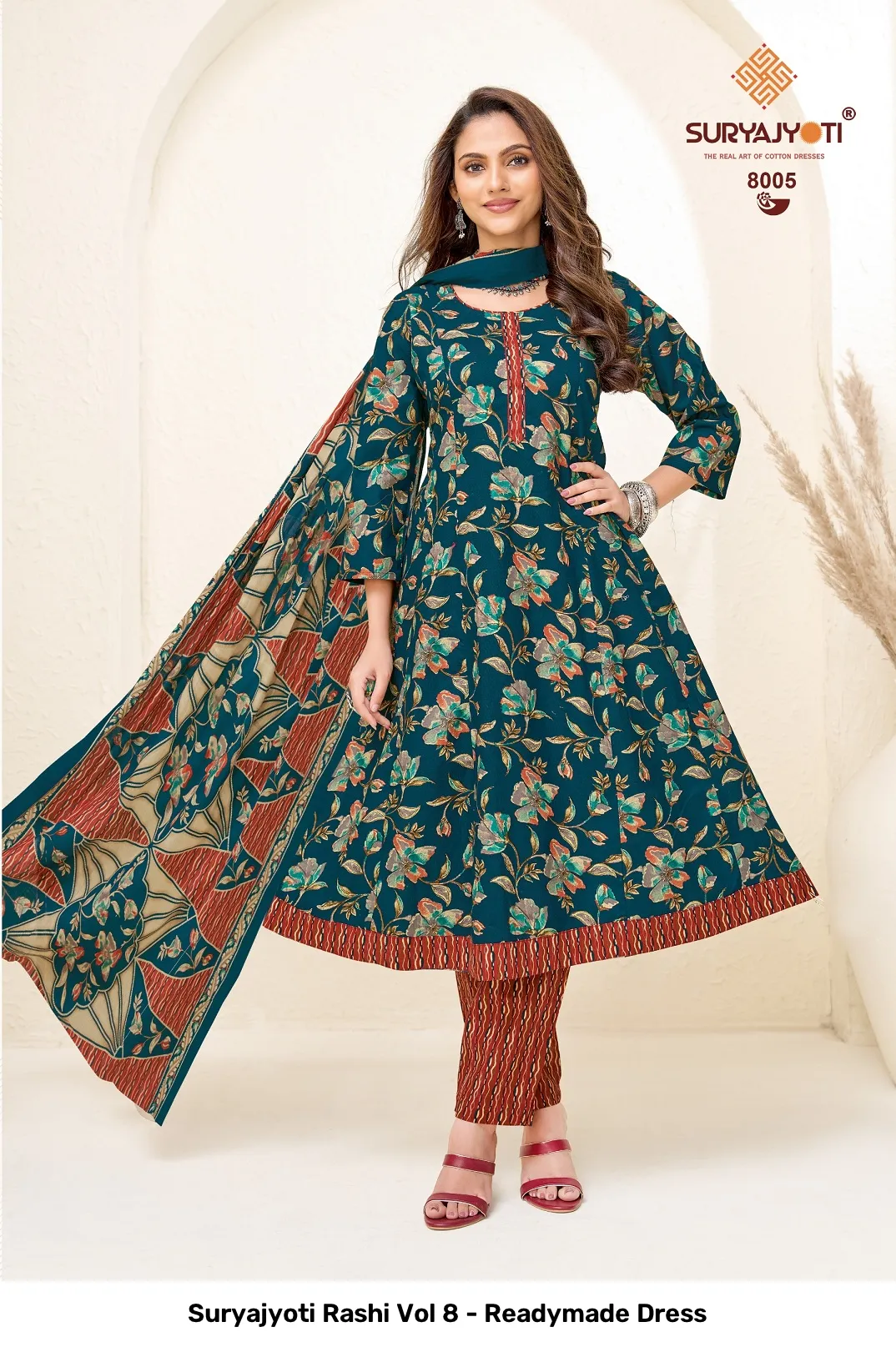 Suryajyoti Rashi Vol 8 - Readymade Dress - Image 3