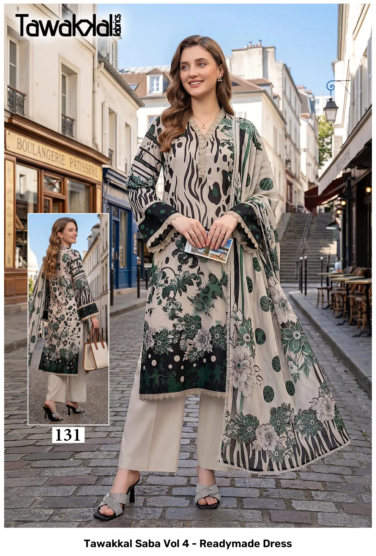 Tawakkal Saba Vol 4 - Readymade Dress