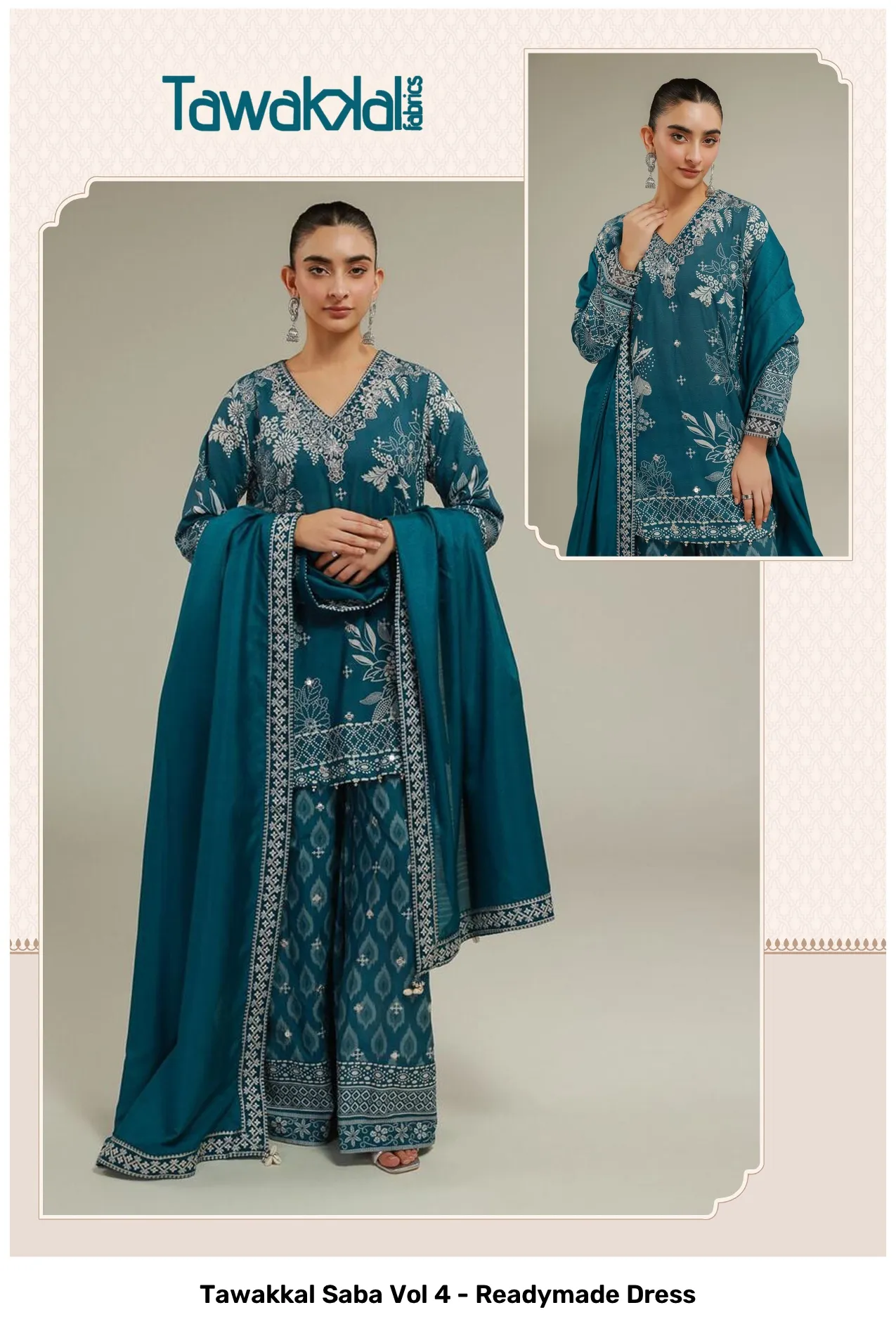 Tawakkal Saba Vol 4 - Readymade Dress - Image 11