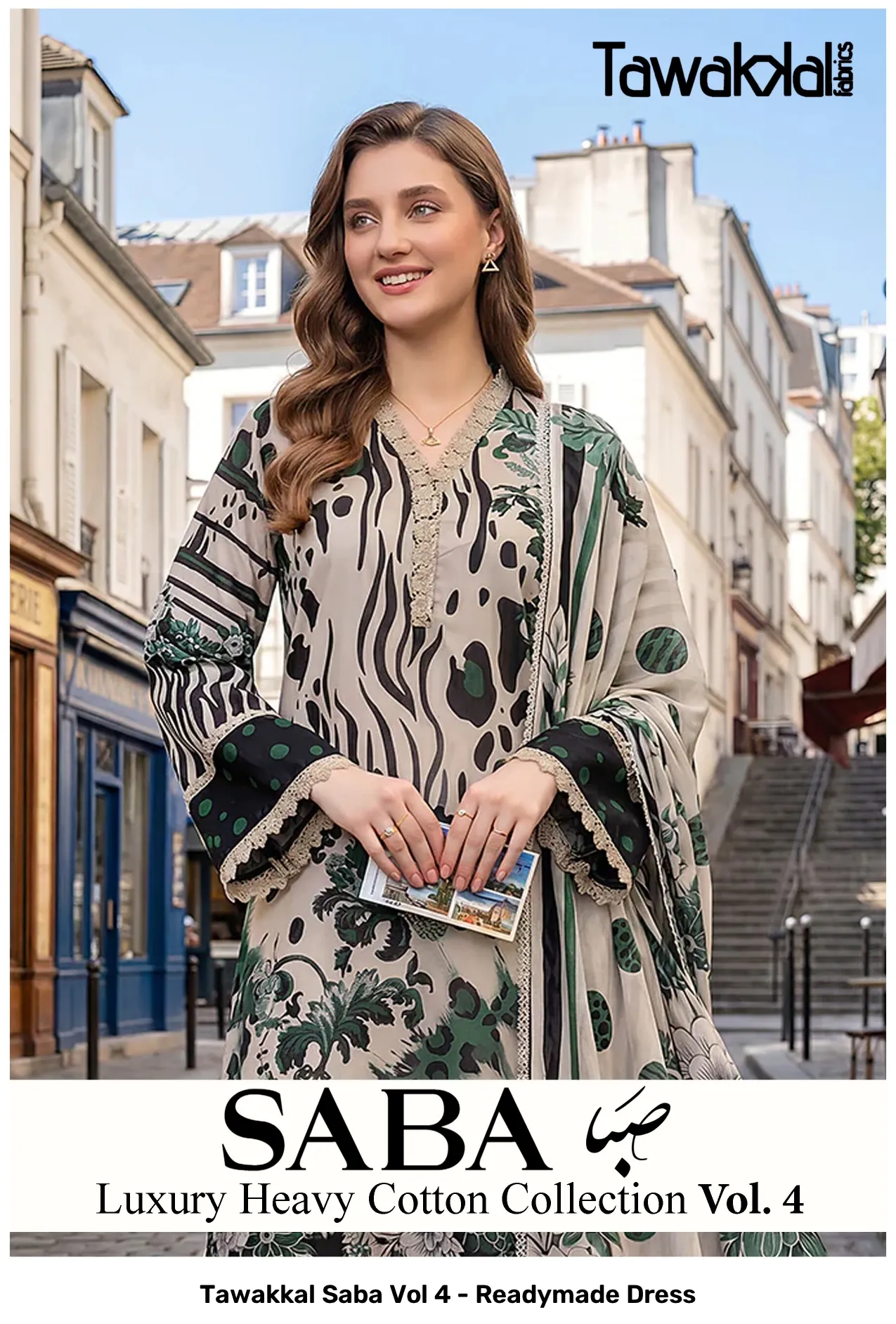 Tawakkal Saba Vol 4 - Readymade Dress - Image 2