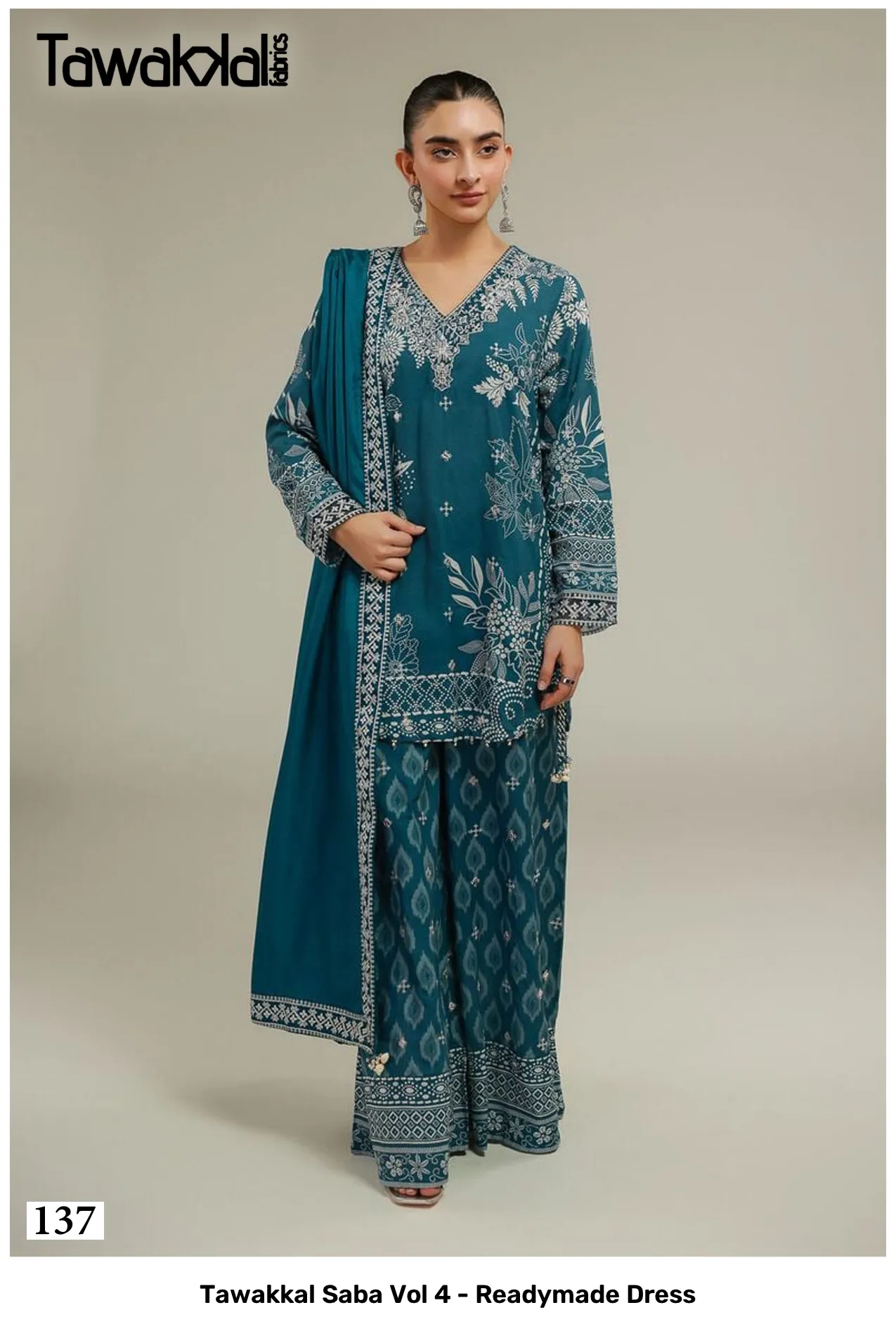 Tawakkal Saba Vol 4 - Readymade Dress - Image 7