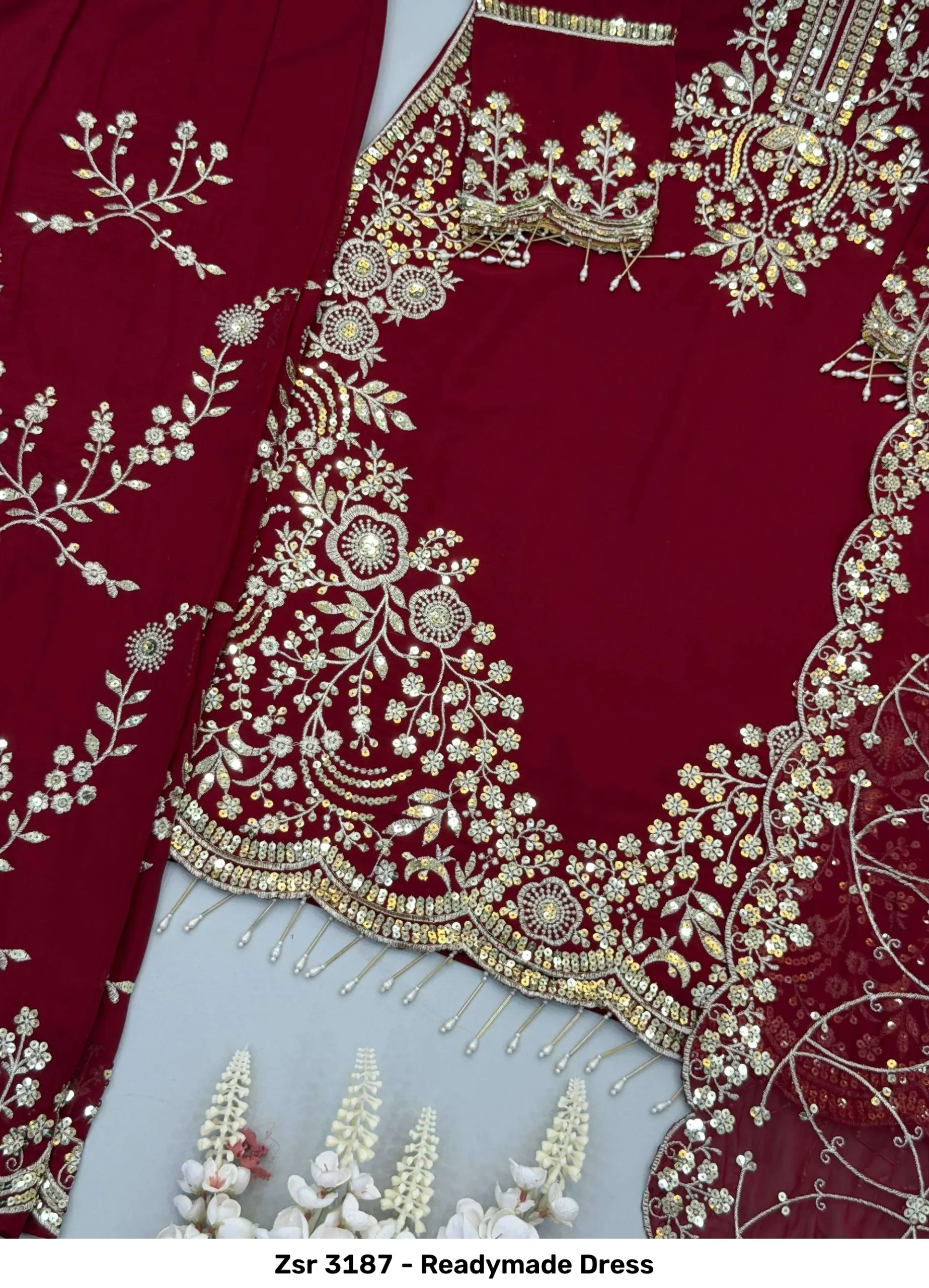 Zsr 3187 - Readymade Dress - Image 3