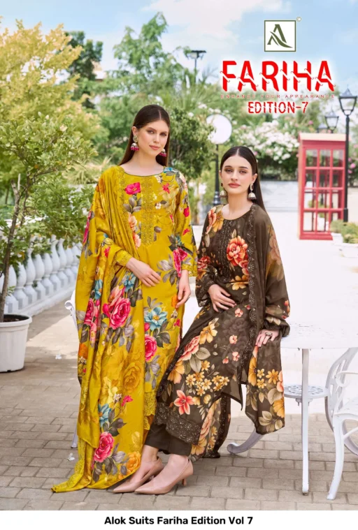 Alok Suits Fariha Edition Vol 7