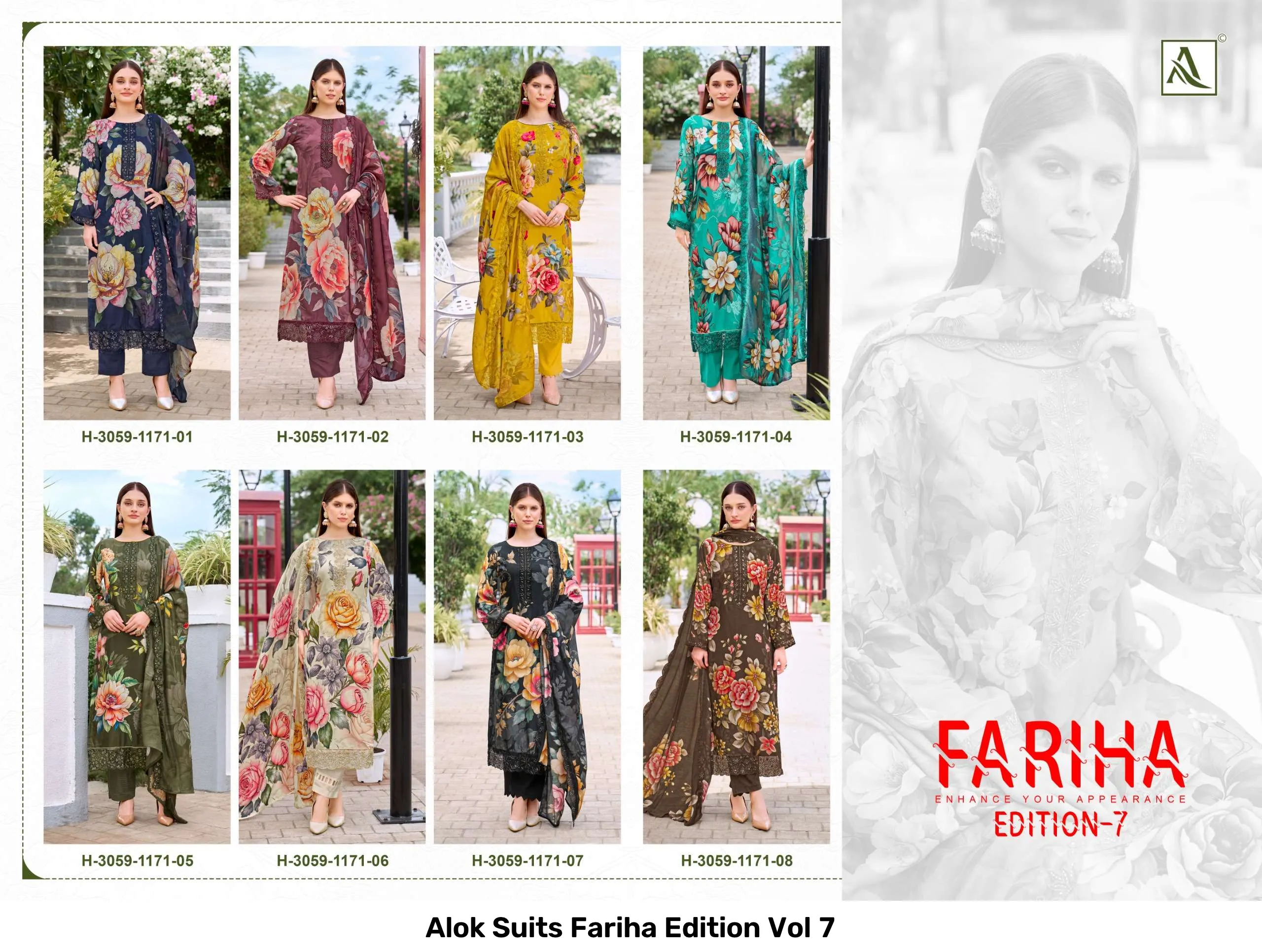 Alok Suits Fariha Edition Vol 7 - Image 9