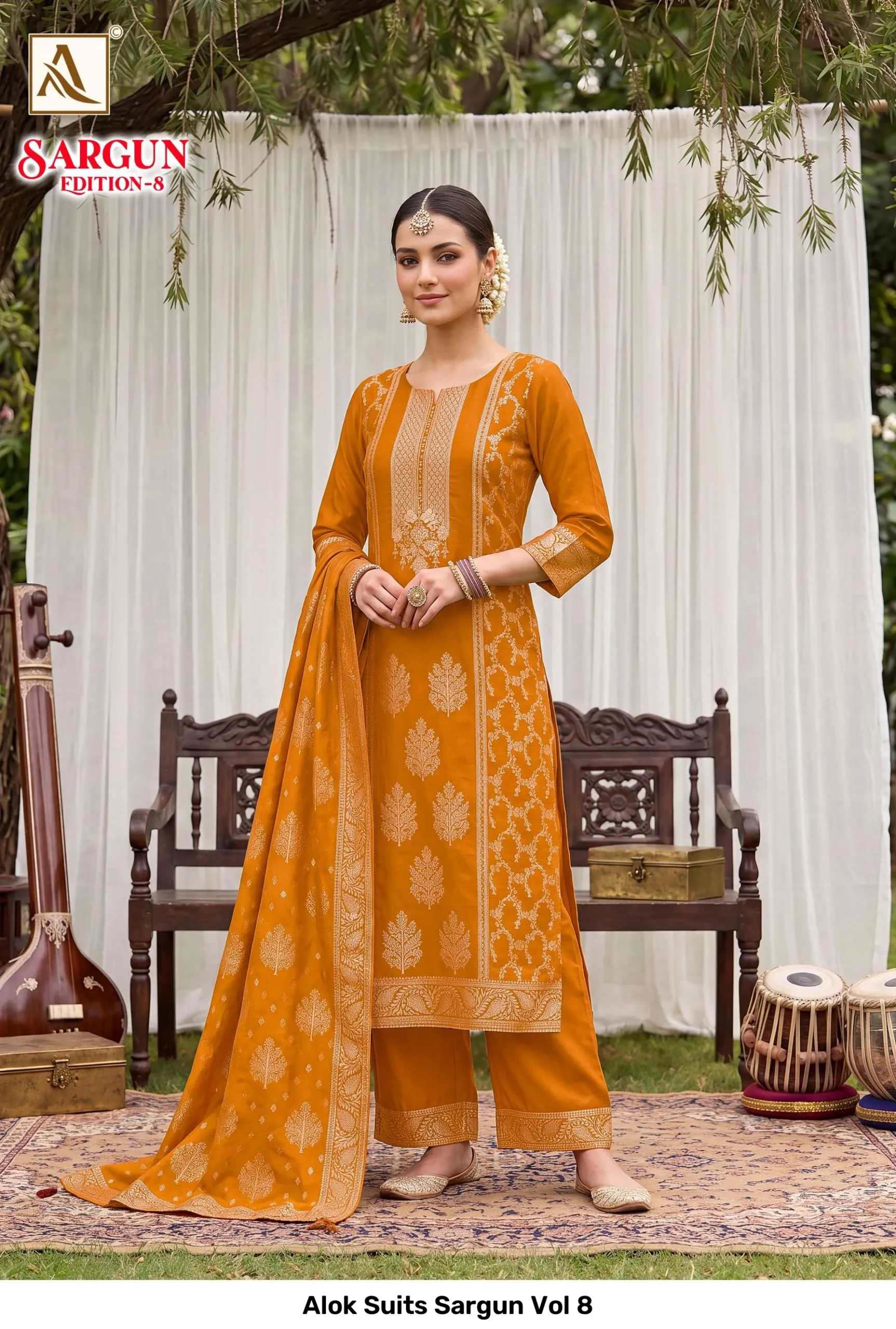 Alok Suits Sargun Vol 8 - Image 2